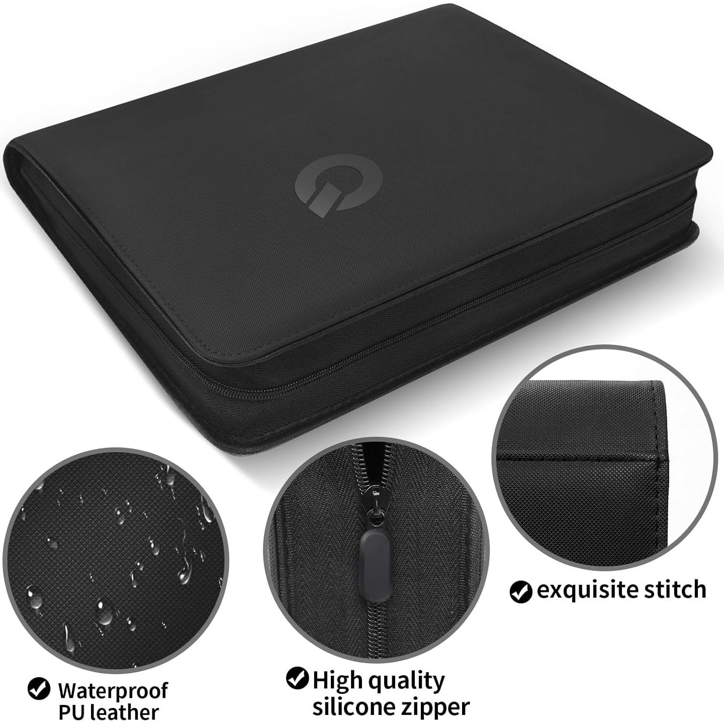 Carpeta Toploader Qurhafoo XL para 324 Tarjetas Coleccionables