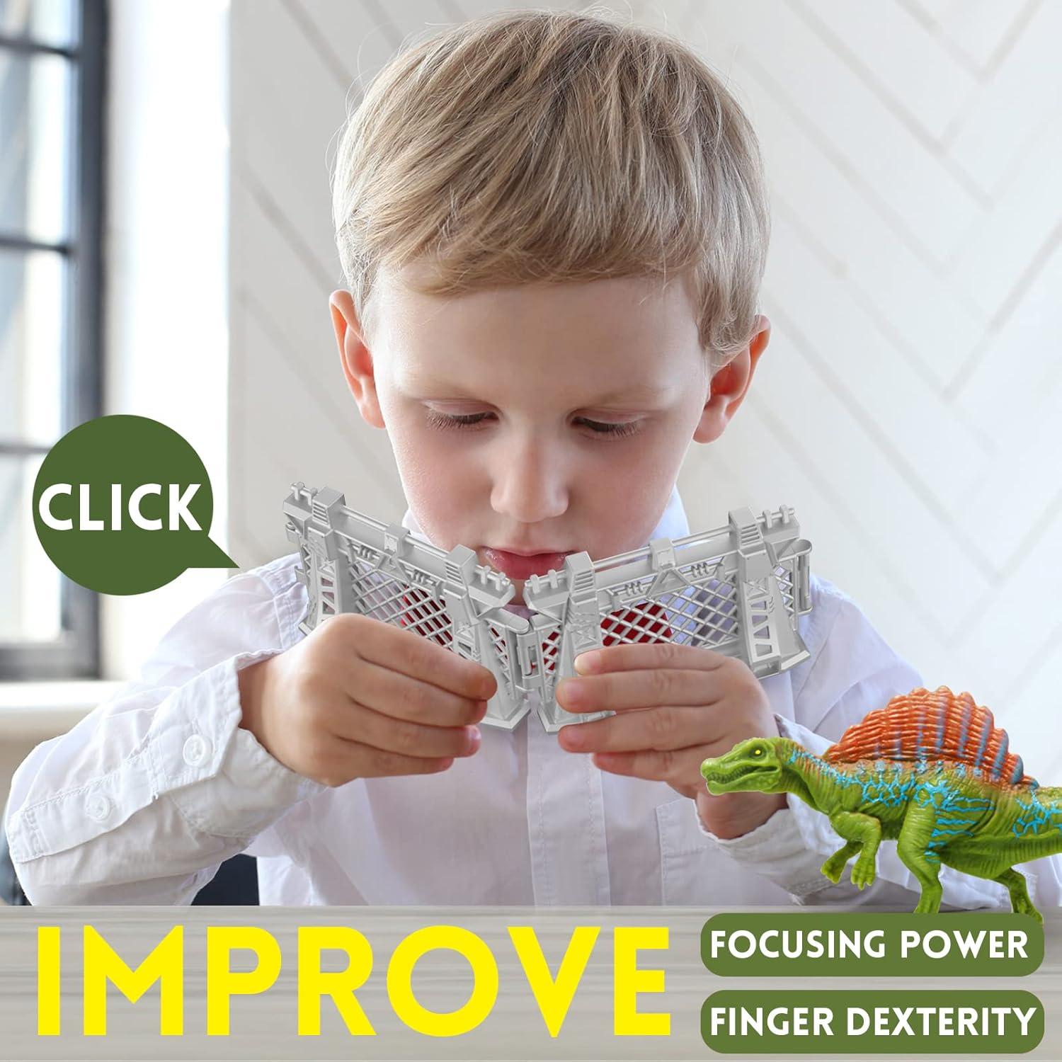 Cerca de Dinosaurios Oriate 12 Piezas Juguete Educativo