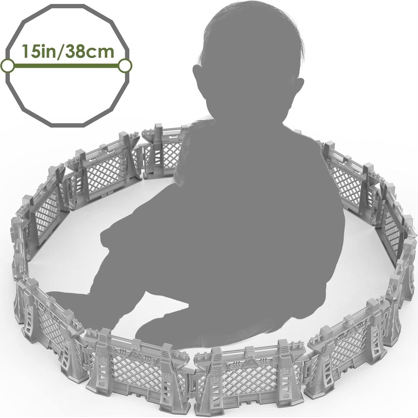 Cerca de Dinosaurios Oriate 12 Piezas Juguete Educativo