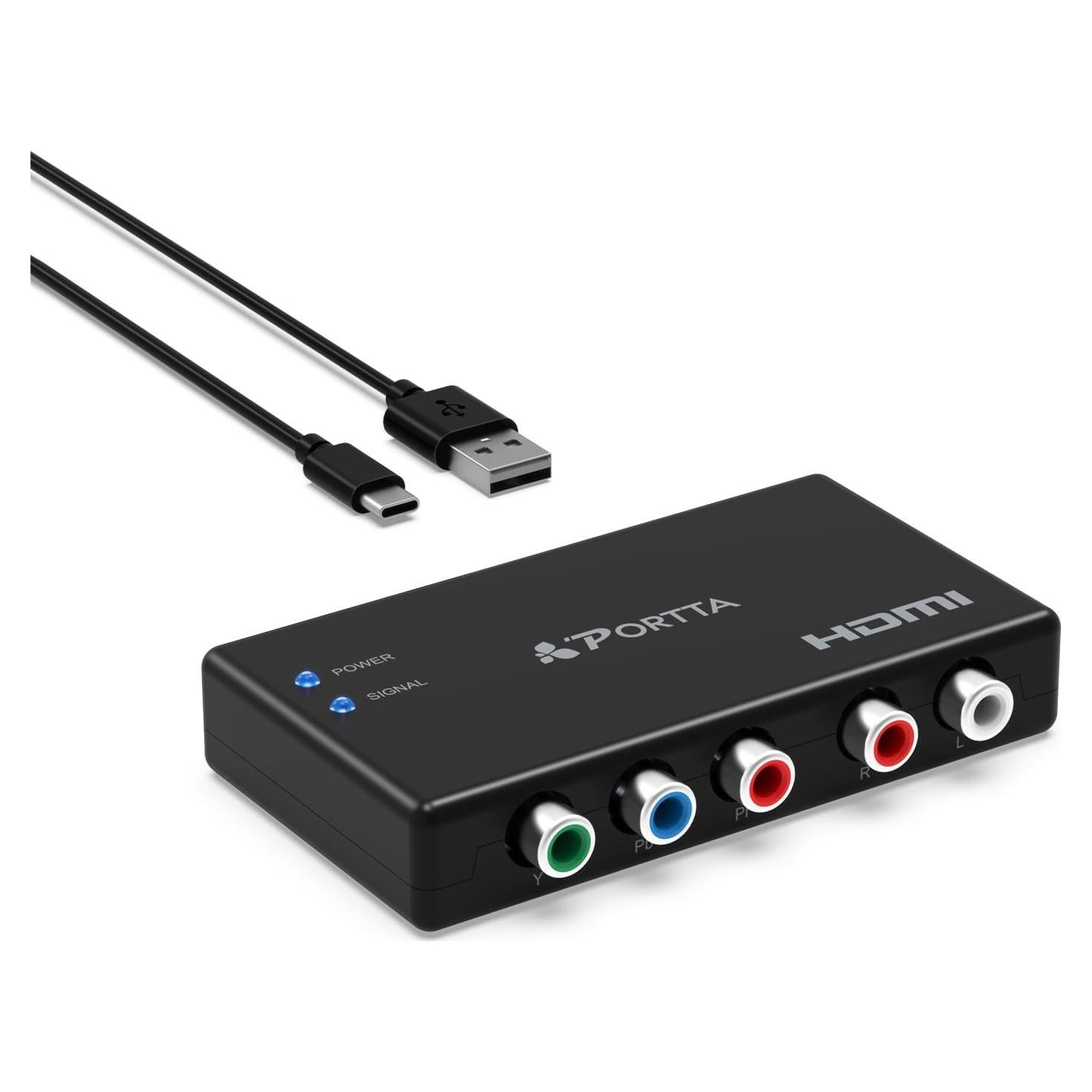 Convertidor de Componente a HDMI Portta N3RHX-2 1080P