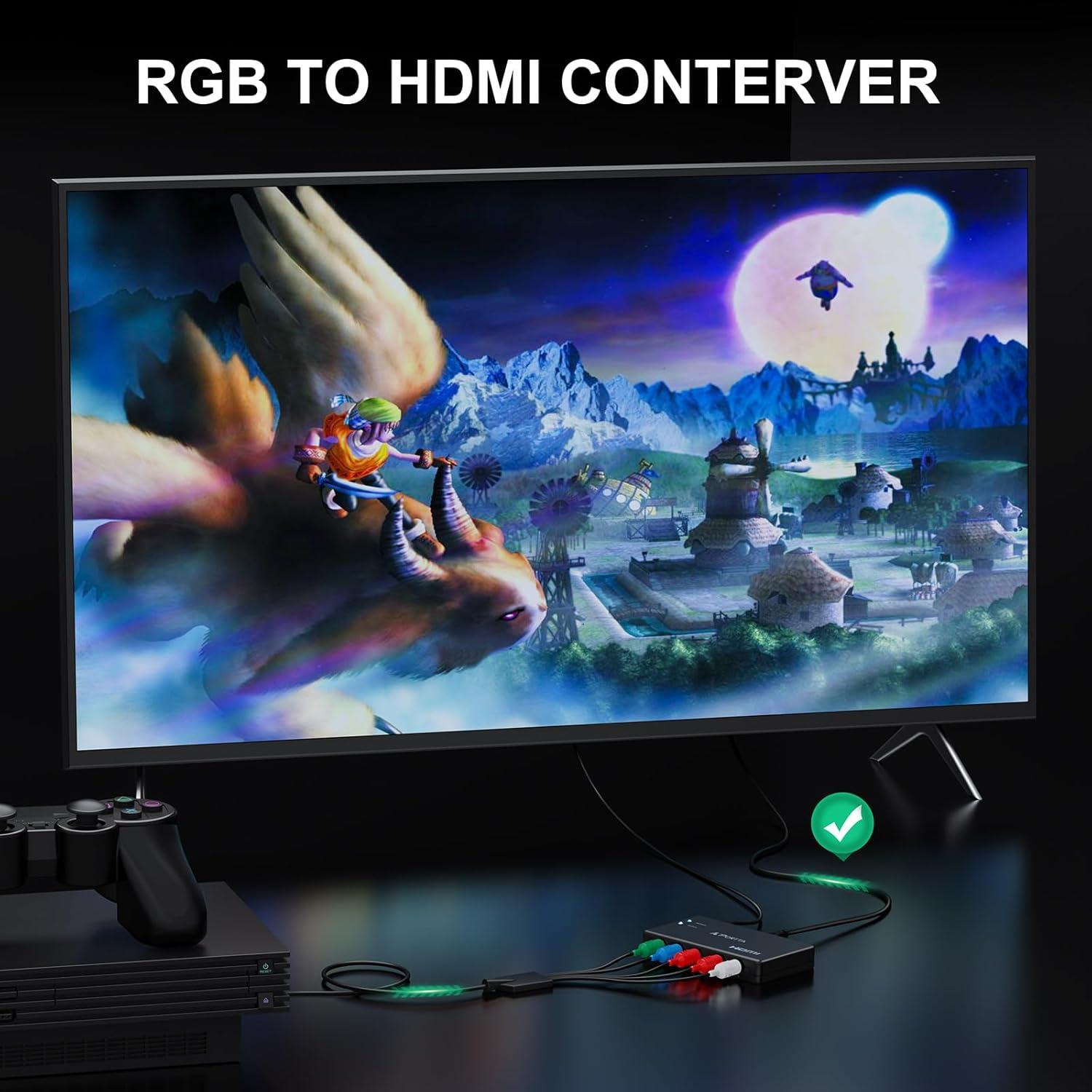 Convertidor de Componente a HDMI Portta N3RHX-2 1080P