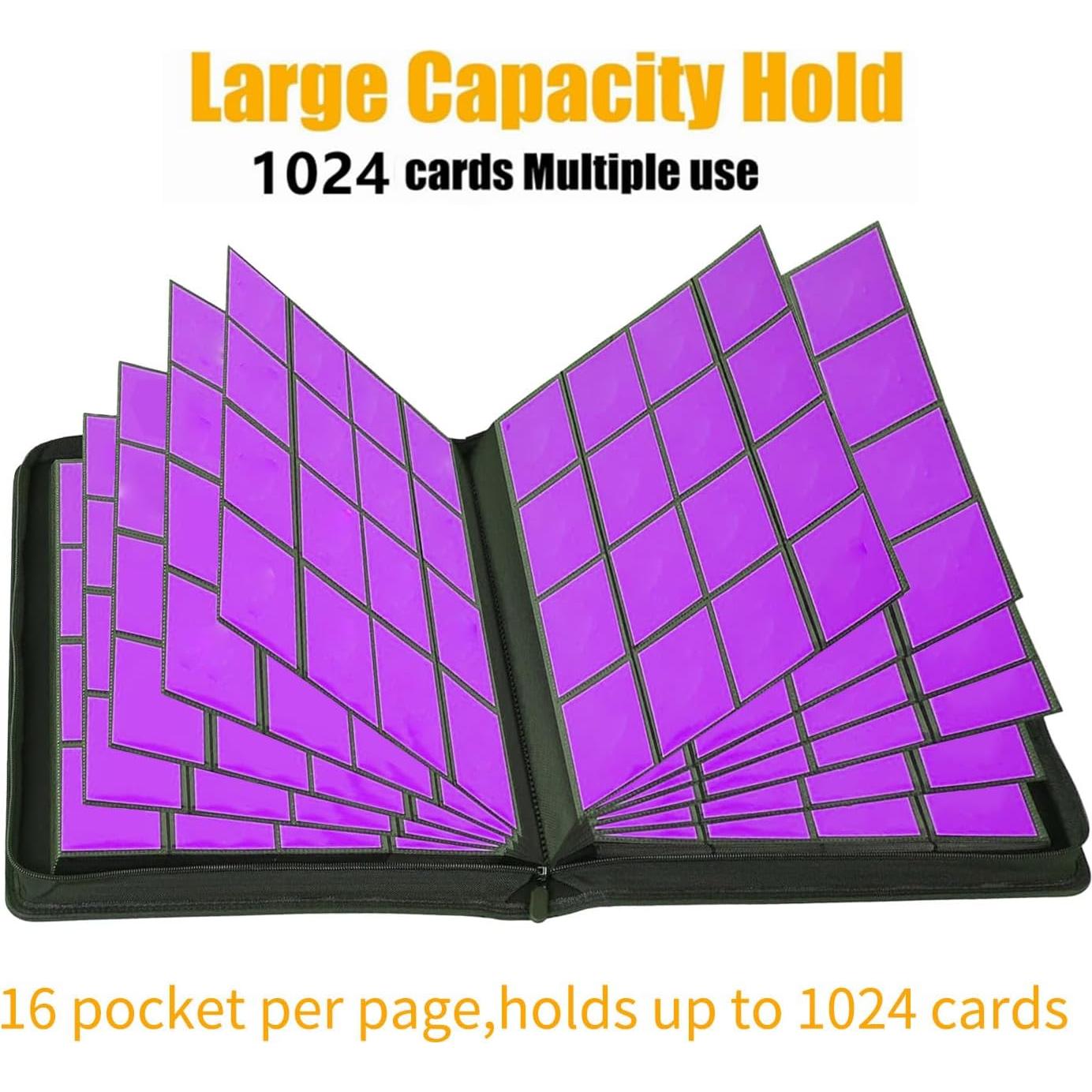 Carpeta de Tarjetas Superaimi 1000+ Bolsillos Doble Cara