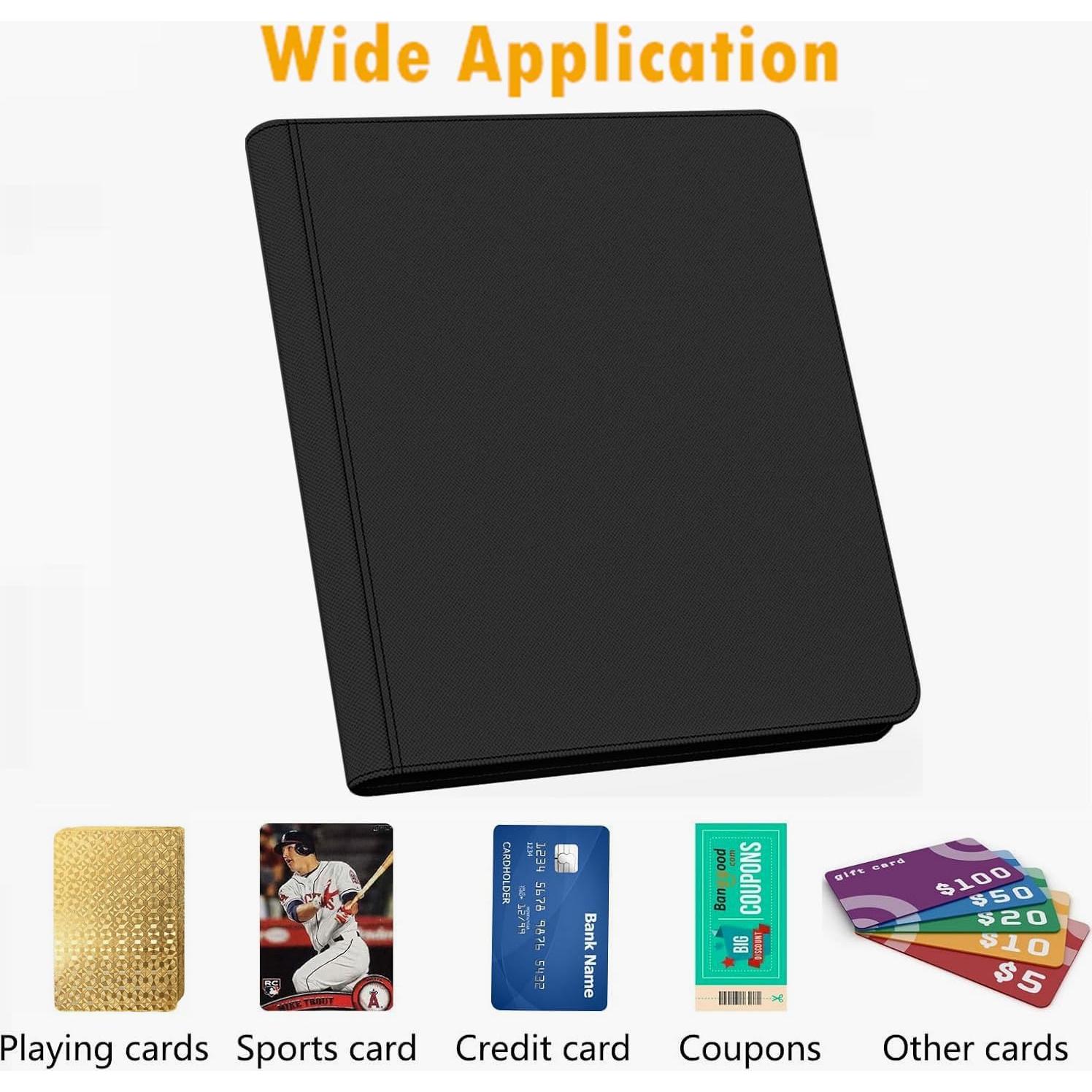 Carpeta de Tarjetas Superaimi 1000+ Bolsillos Doble Cara