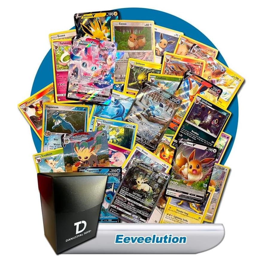 Paquete Aleatorio de Eevee TCG - Ultra Rara + 10 Cartas + Caja