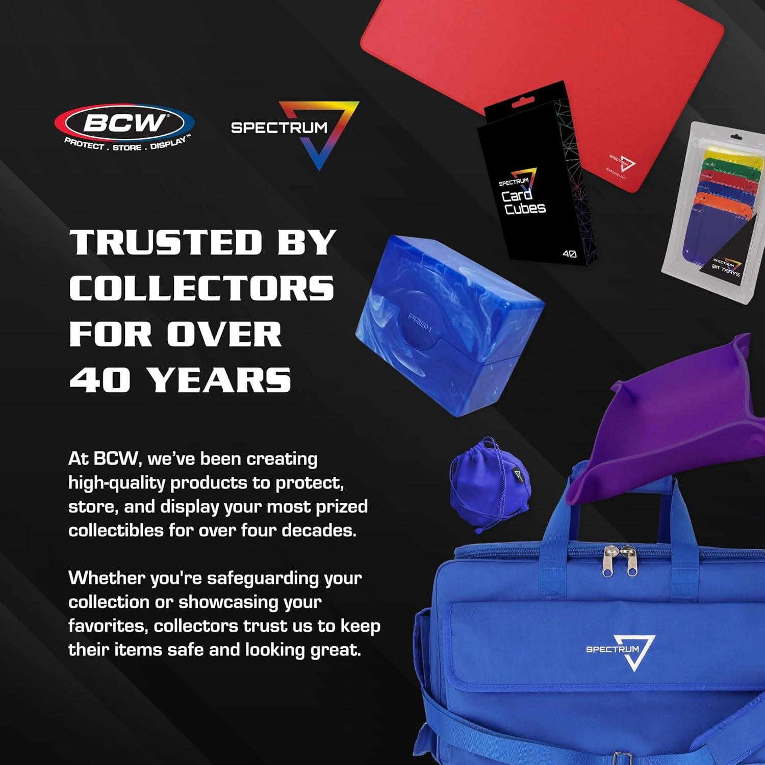 Estuche para Cartas BCW Prism Púrpura Charoita - 100 Cartas