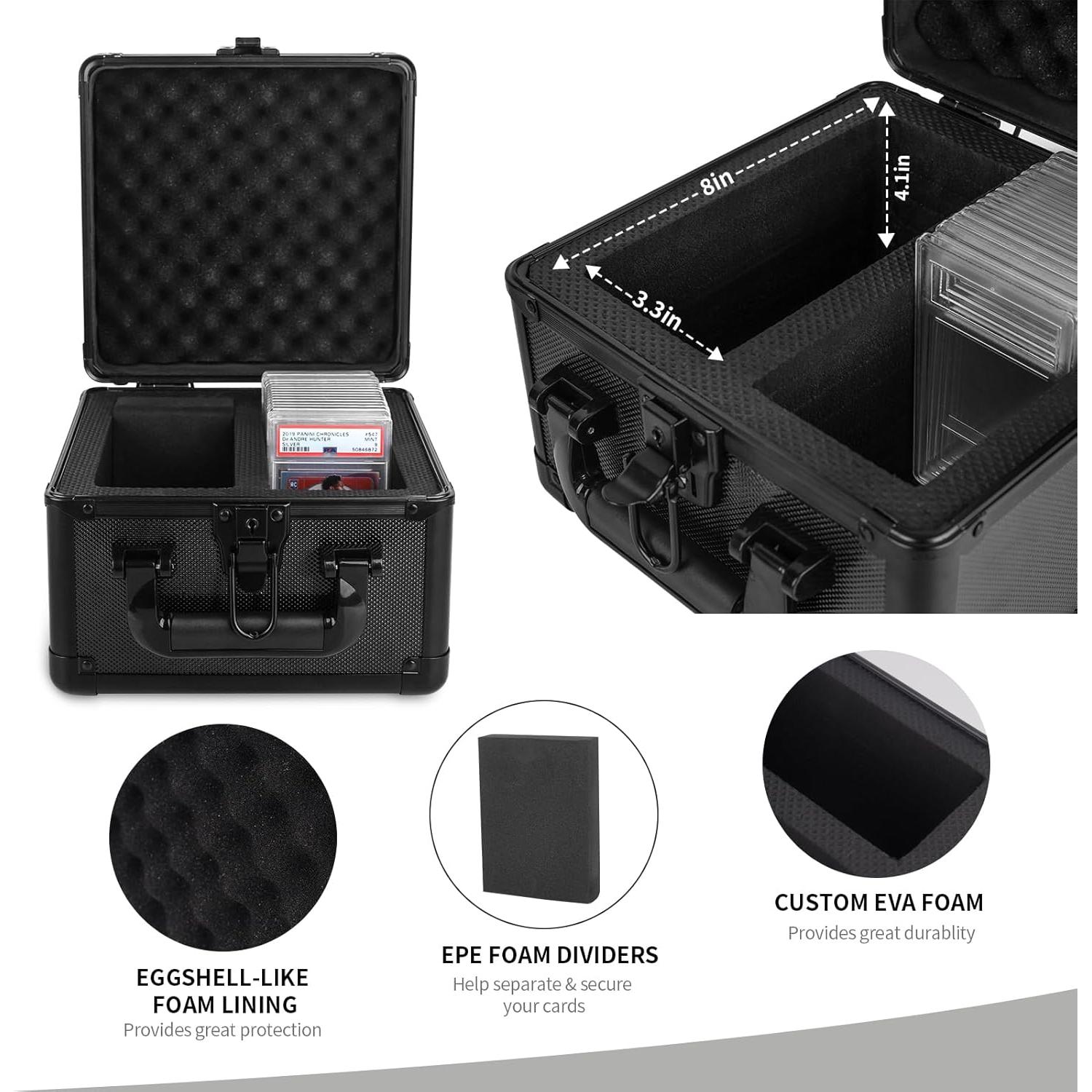 Estuche de Almacenamiento para Tarjetas Calificadas KAGSWAMO 60 Tarjetas