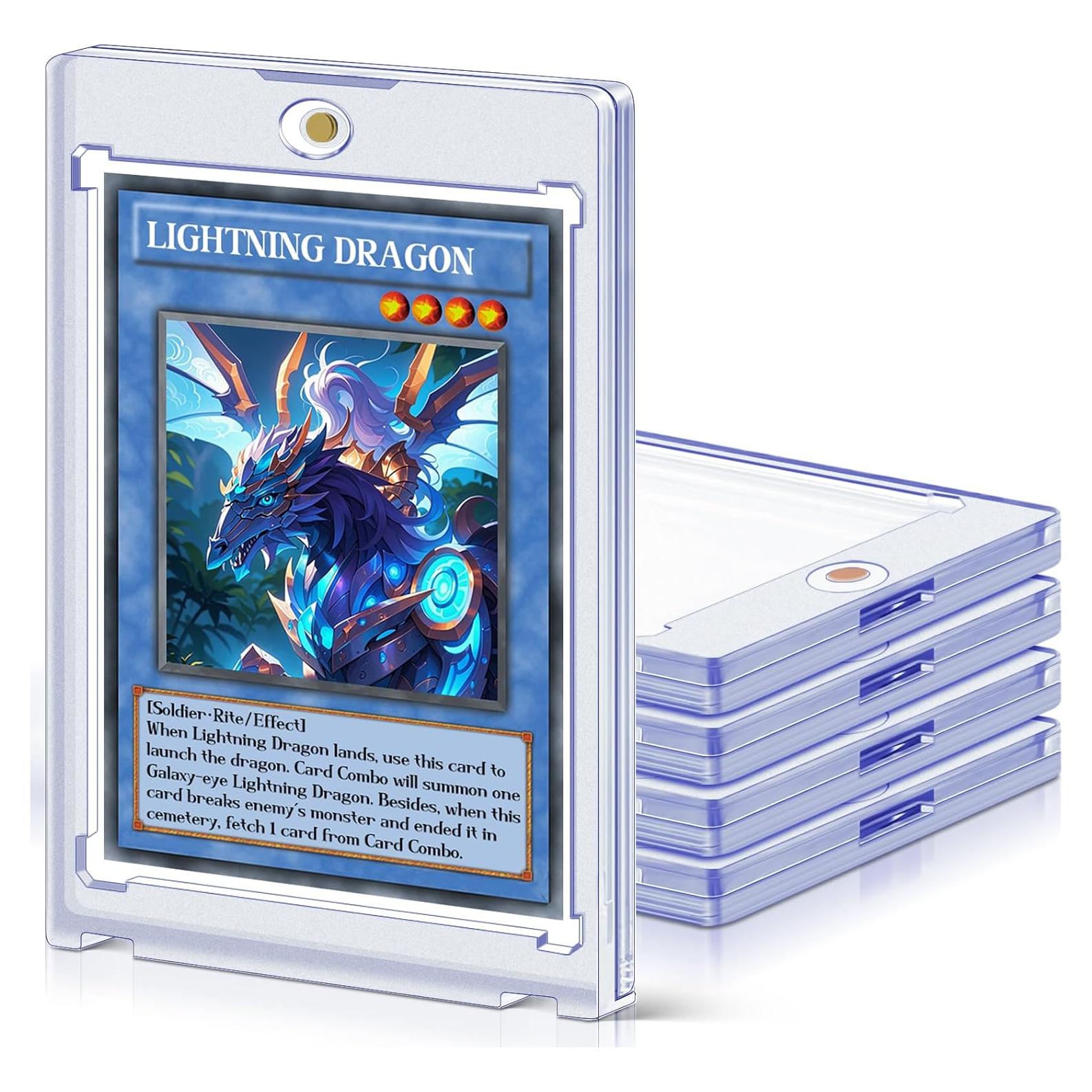 5 Soportes Magnéticos para Tarjetas Homthy 35 pt Acrílico