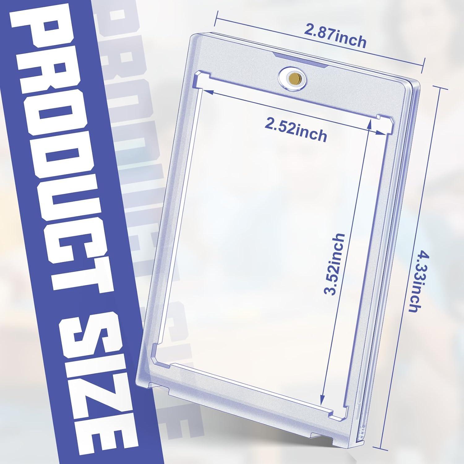 5 Soportes Magnéticos para Tarjetas Homthy 35 pt Acrílico