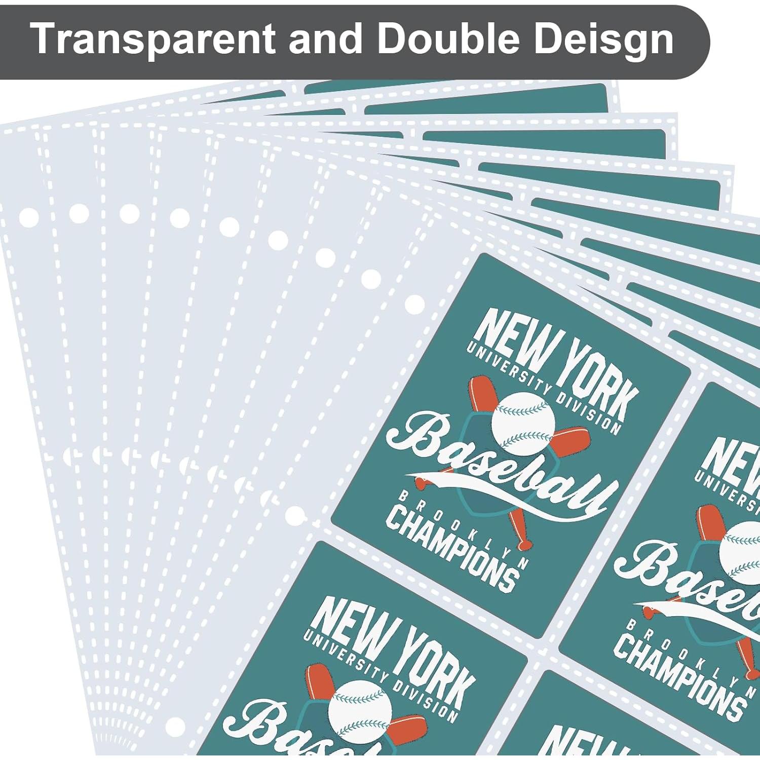 Álbum de Cartas Pemocyny 4 Bolsillos Negro - PU Resistente