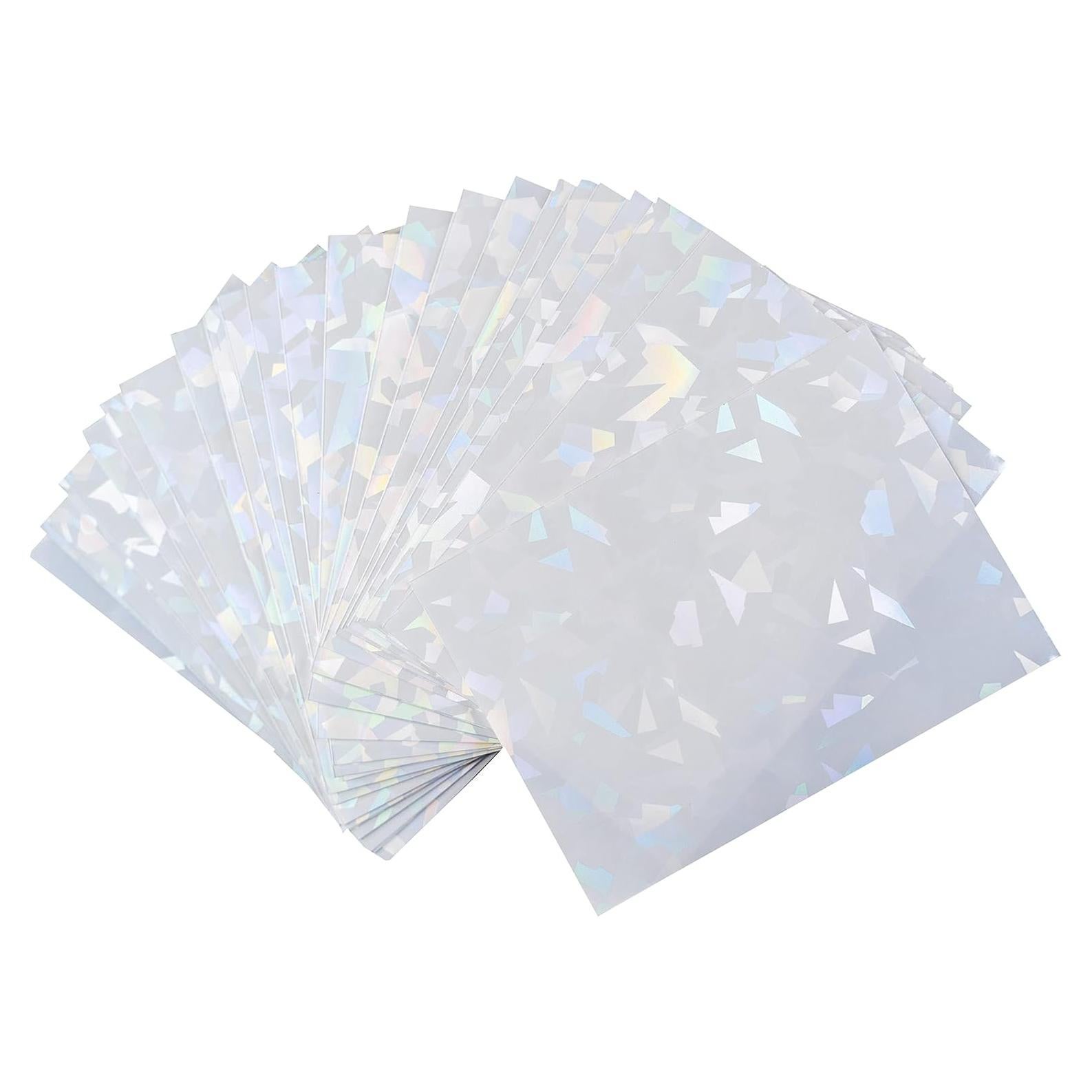 100 Fundas Holográficas Blancas Perfect Fit 66x91mm - Protección Premium