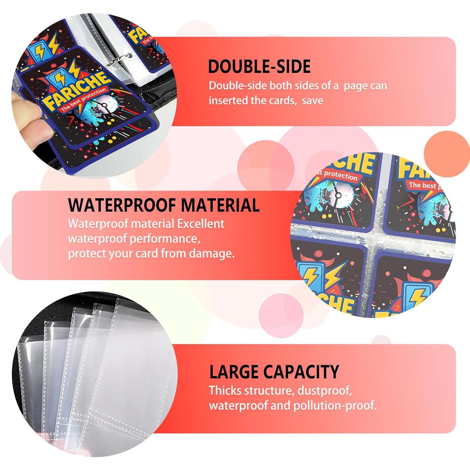 Carpeta de Cartas TCG FARICHE 900 Cartas Impermeable
