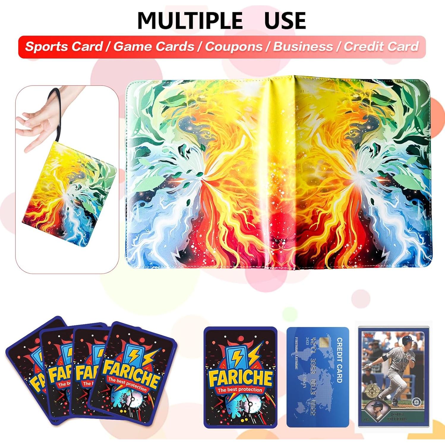 Carpeta de Cartas TCG FARICHE 900 Cartas Impermeable