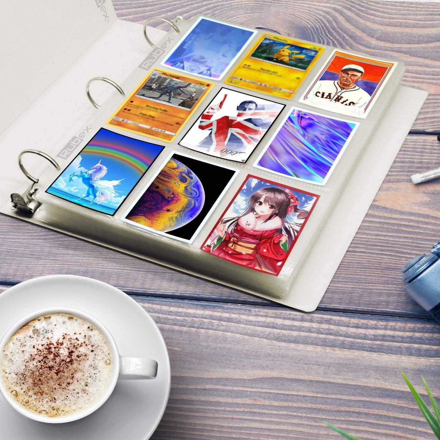 Fundas para Tarjetas de Béisbol RUBEX 30 Páginas Transparente