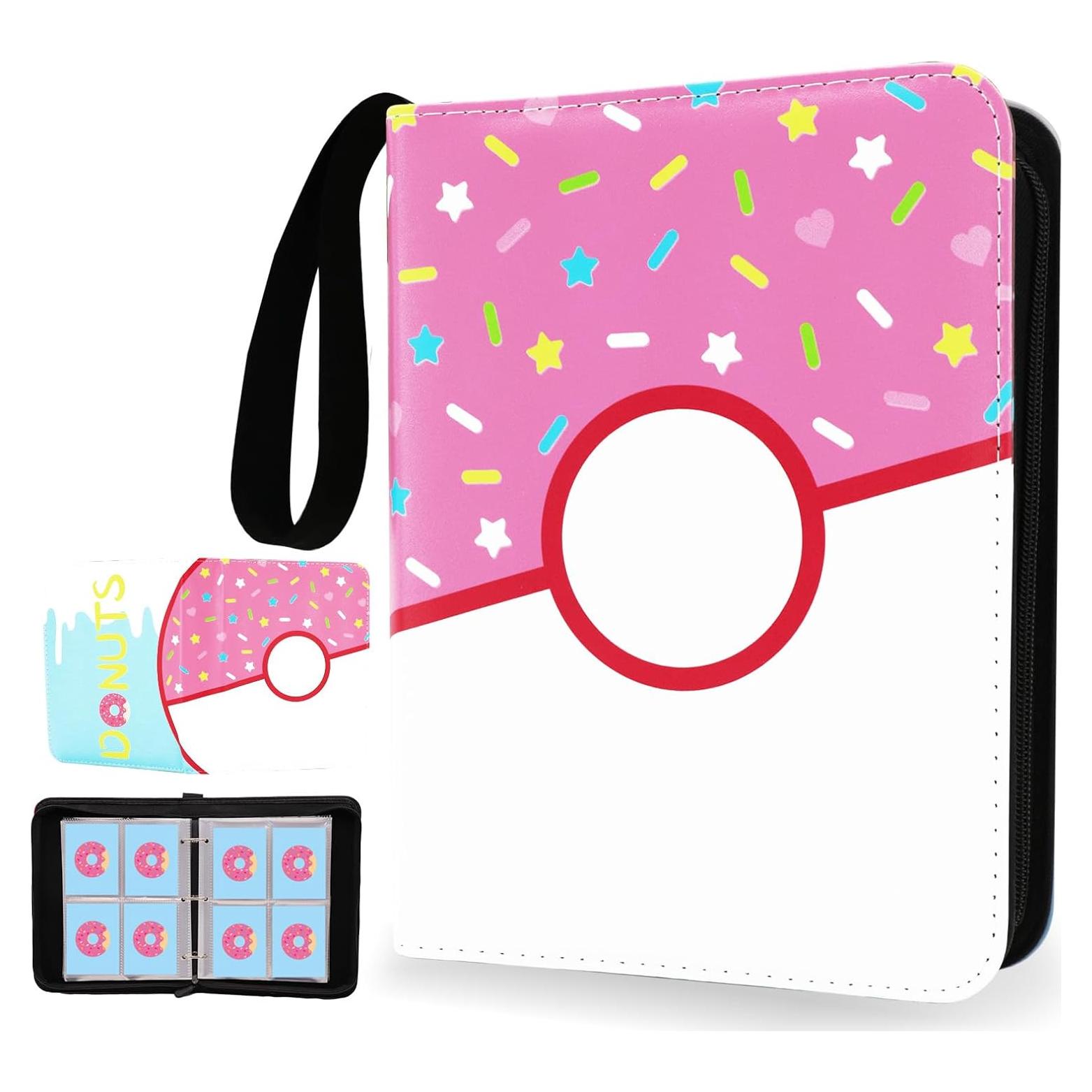 Álbum de Tarjetas Piefectpie Donut Rosa 400 Bolsillos