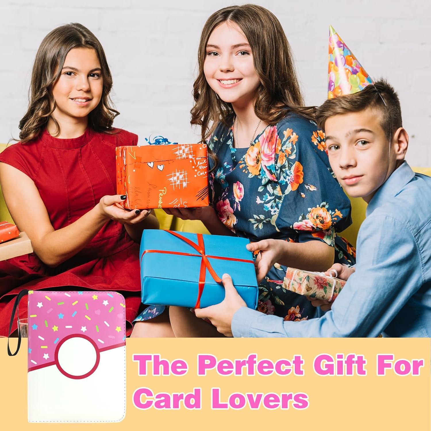 Álbum de Tarjetas Piefectpie Donut Rosa 400 Bolsillos