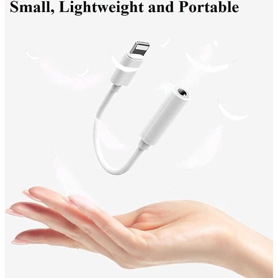 Paquete de 2 Adaptadores Lightning a Jack 3.5mm ZAYTONDTJ