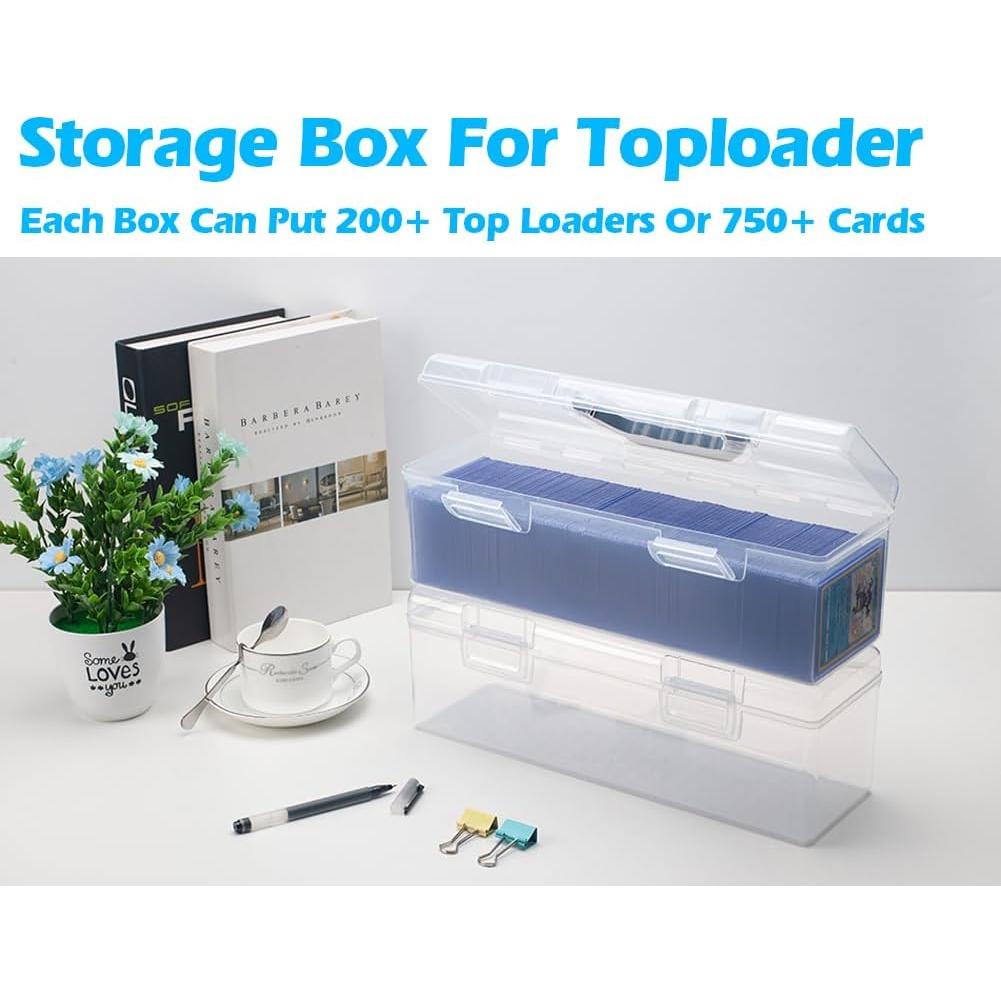 Caja de Almacenamiento de Cartas SUNEZLGO Transparente 750 Cartas