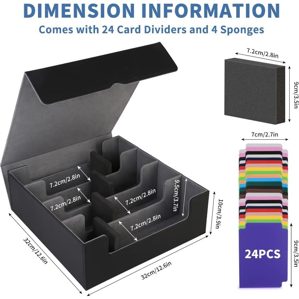 Caja de Almacenamiento de Cartas Inspack 3200+ Gris con Divisores