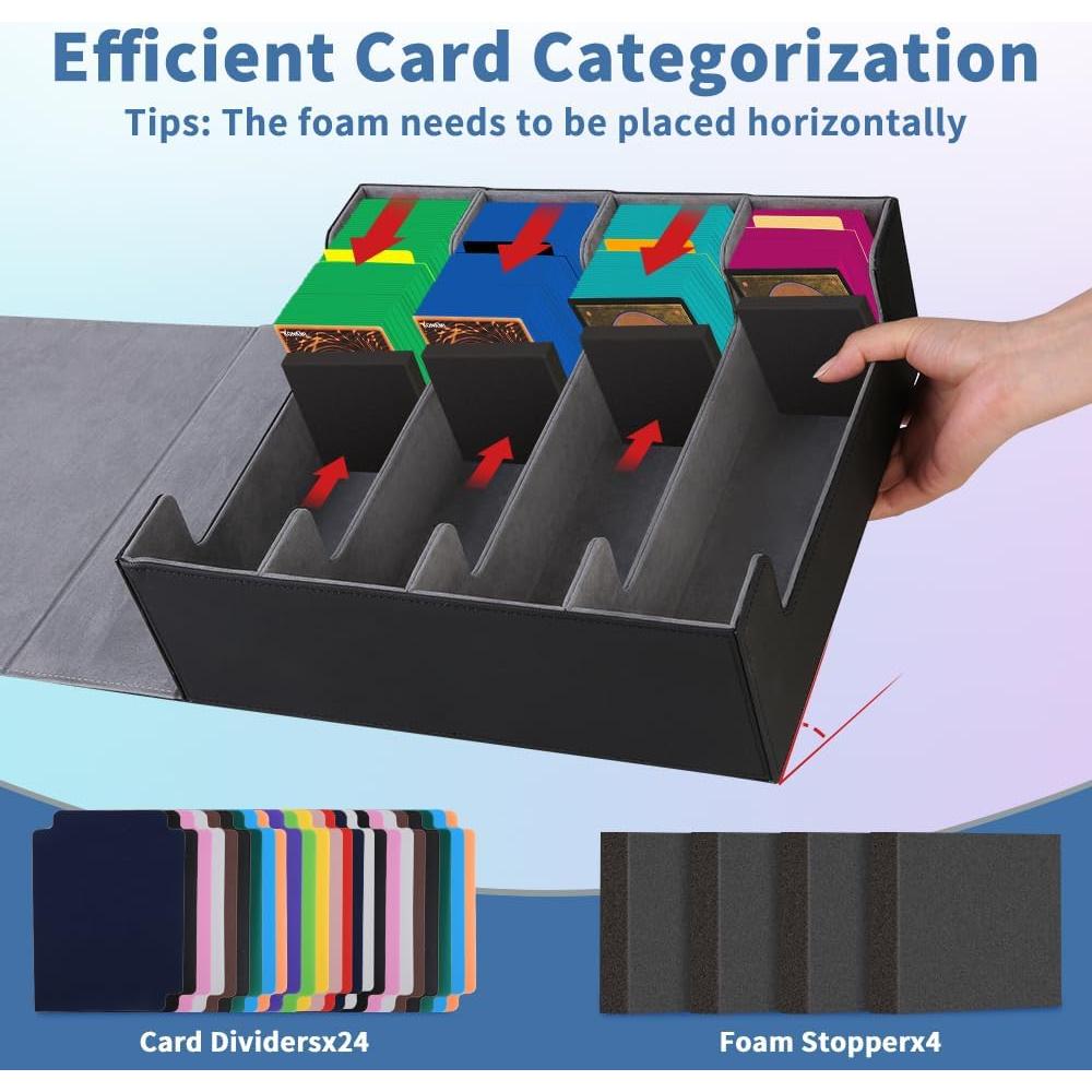 Caja de Almacenamiento de Cartas Inspack 3200+ Gris con Divisores