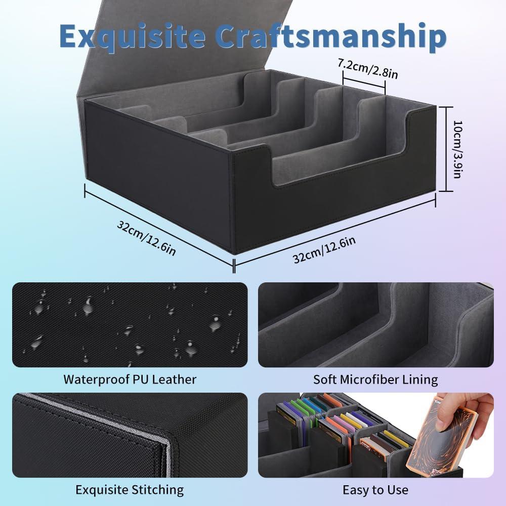 Caja de Almacenamiento de Cartas Inspack 3200+ Gris con Divisores