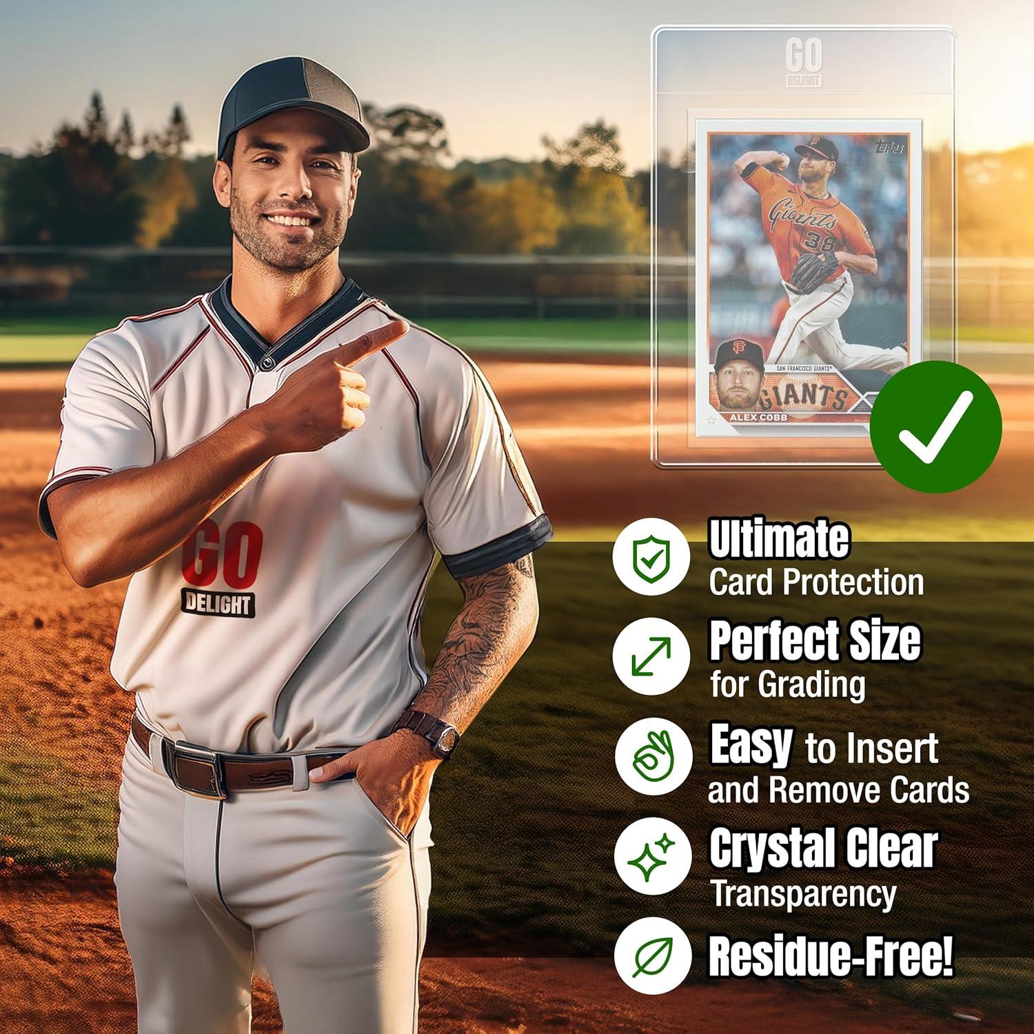 Soportes de Tarjetas Semi Rígidos Go Delight - 100 Unidades 8.4x12.4cm