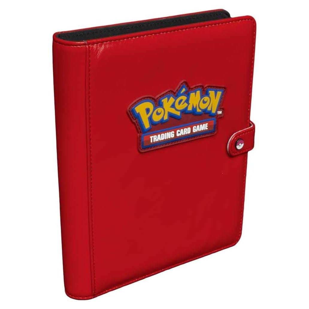 Binder Premium Snap Ultra Pro Pokémon Rojo 4 Bolsillos 20 Páginas