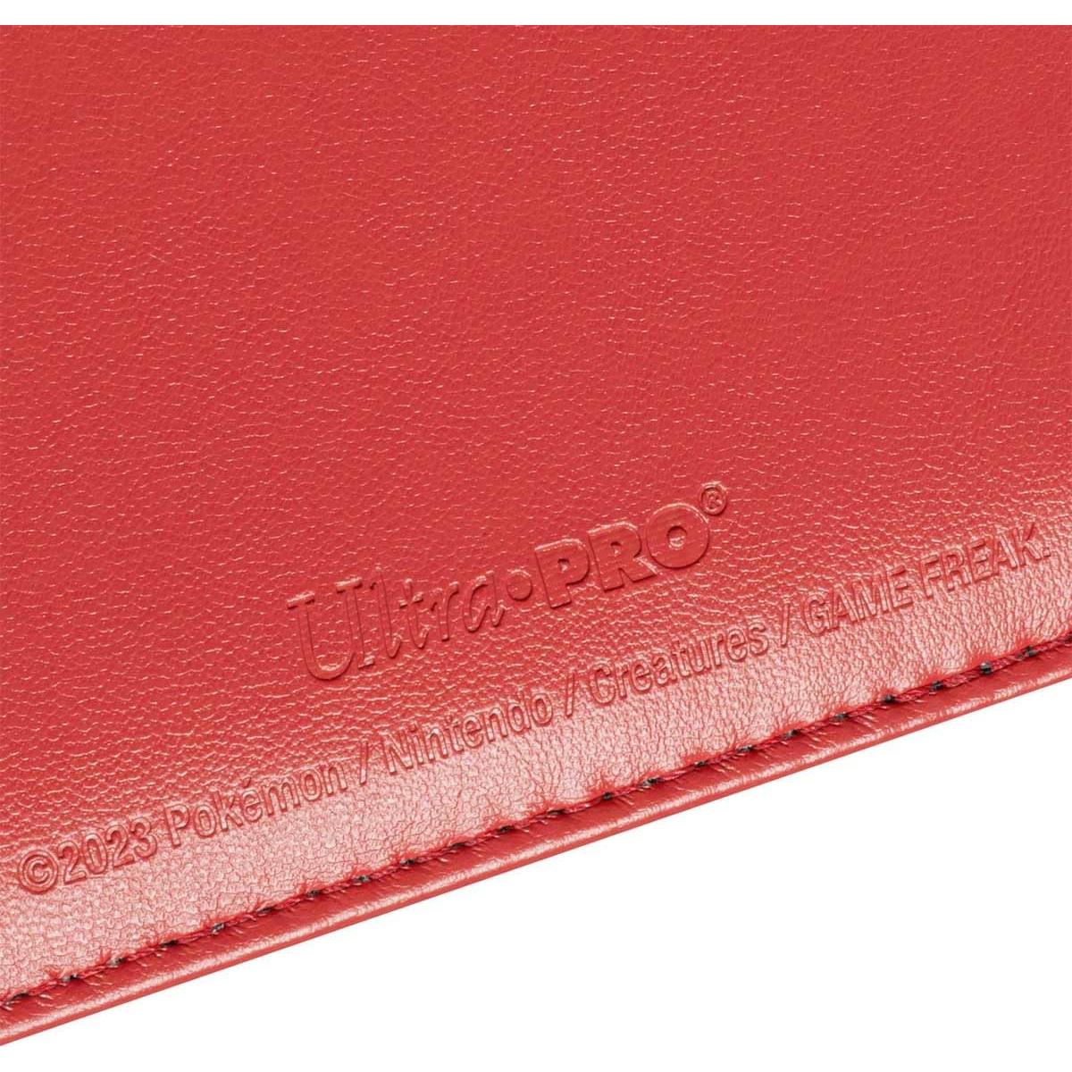 Binder Premium Snap Ultra Pro Pokémon Rojo 4 Bolsillos 20 Páginas