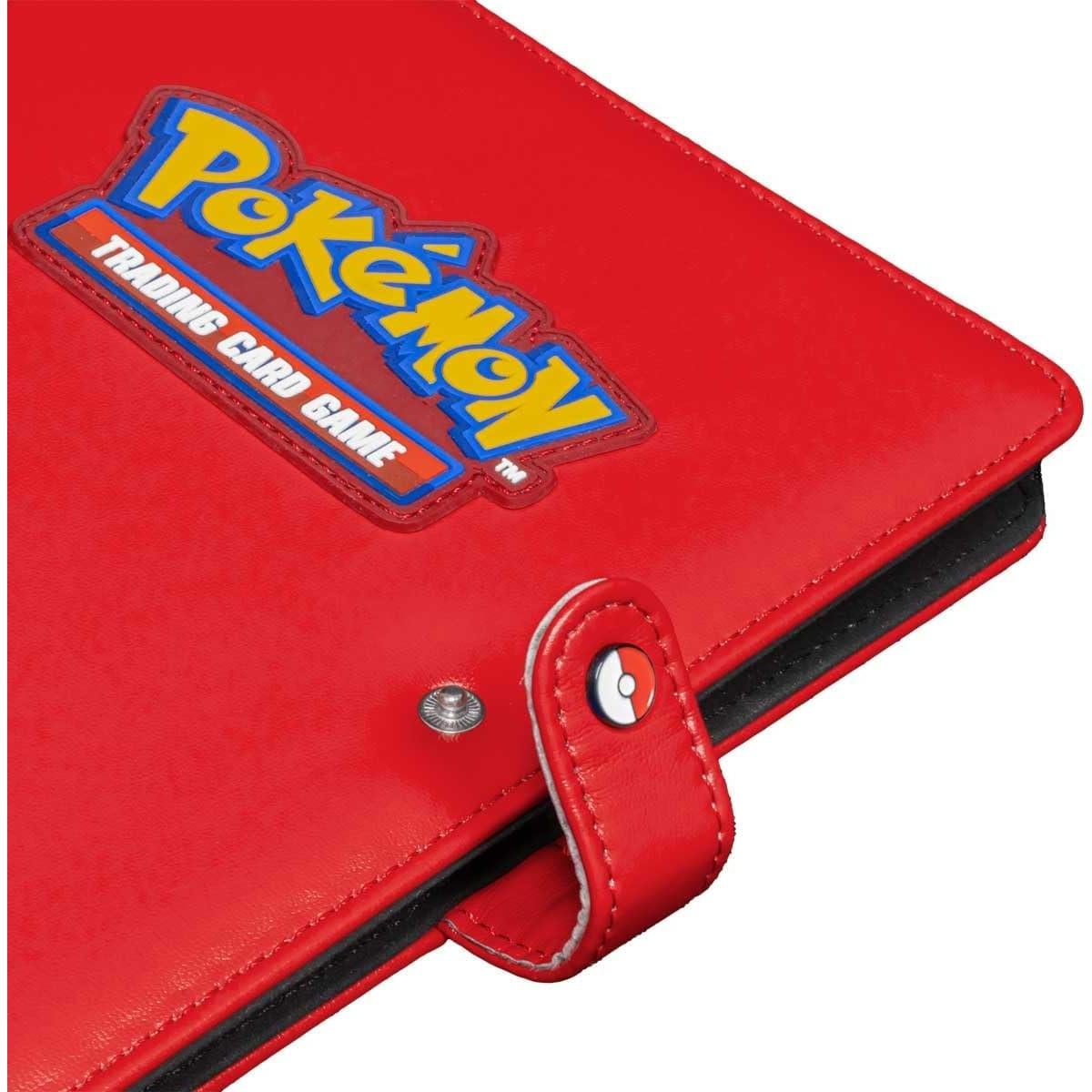Binder Premium Snap Ultra Pro Pokémon Rojo 4 Bolsillos 20 Páginas