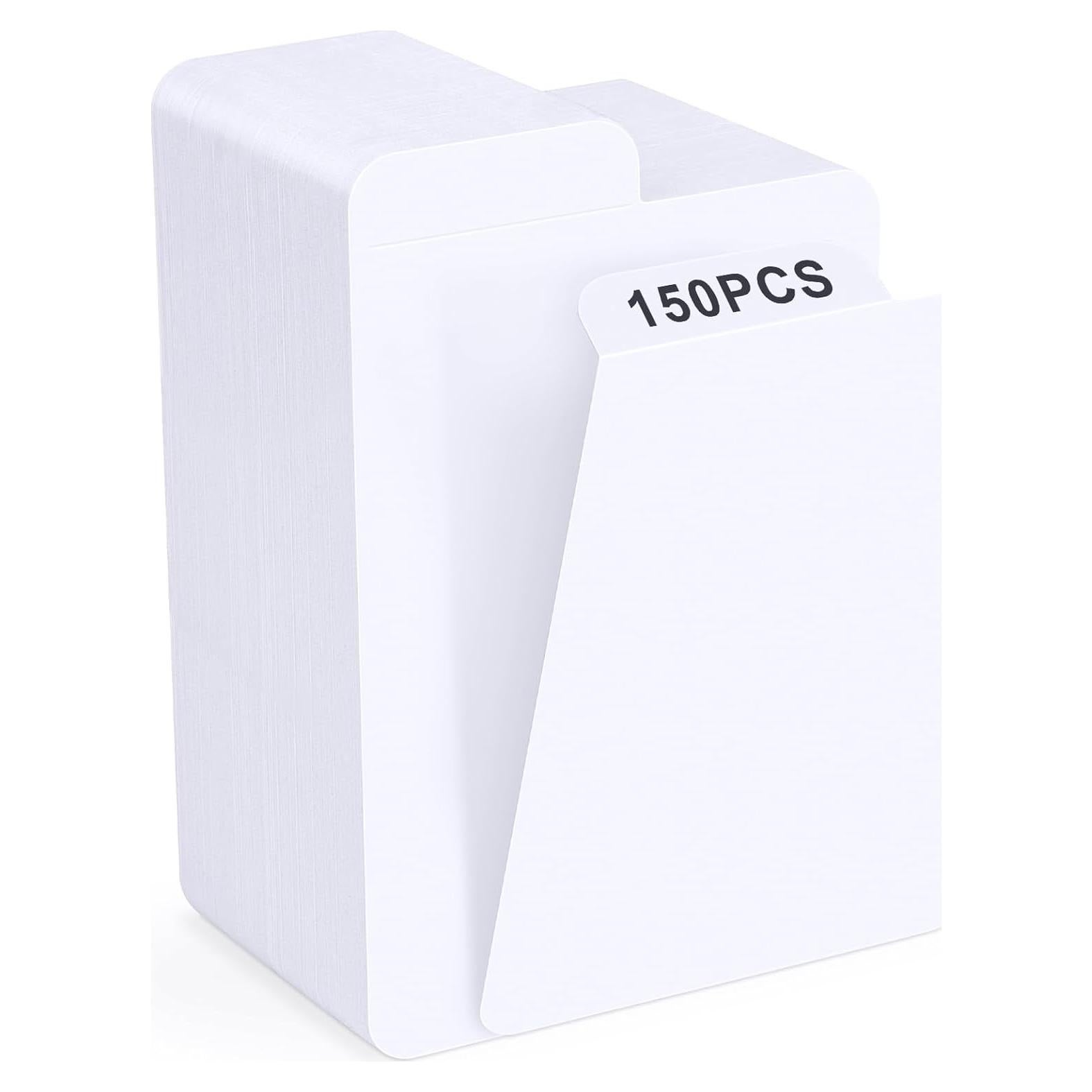 Divisores de Cartas de Comercio Leyzan 150PCS Estándar Vertical