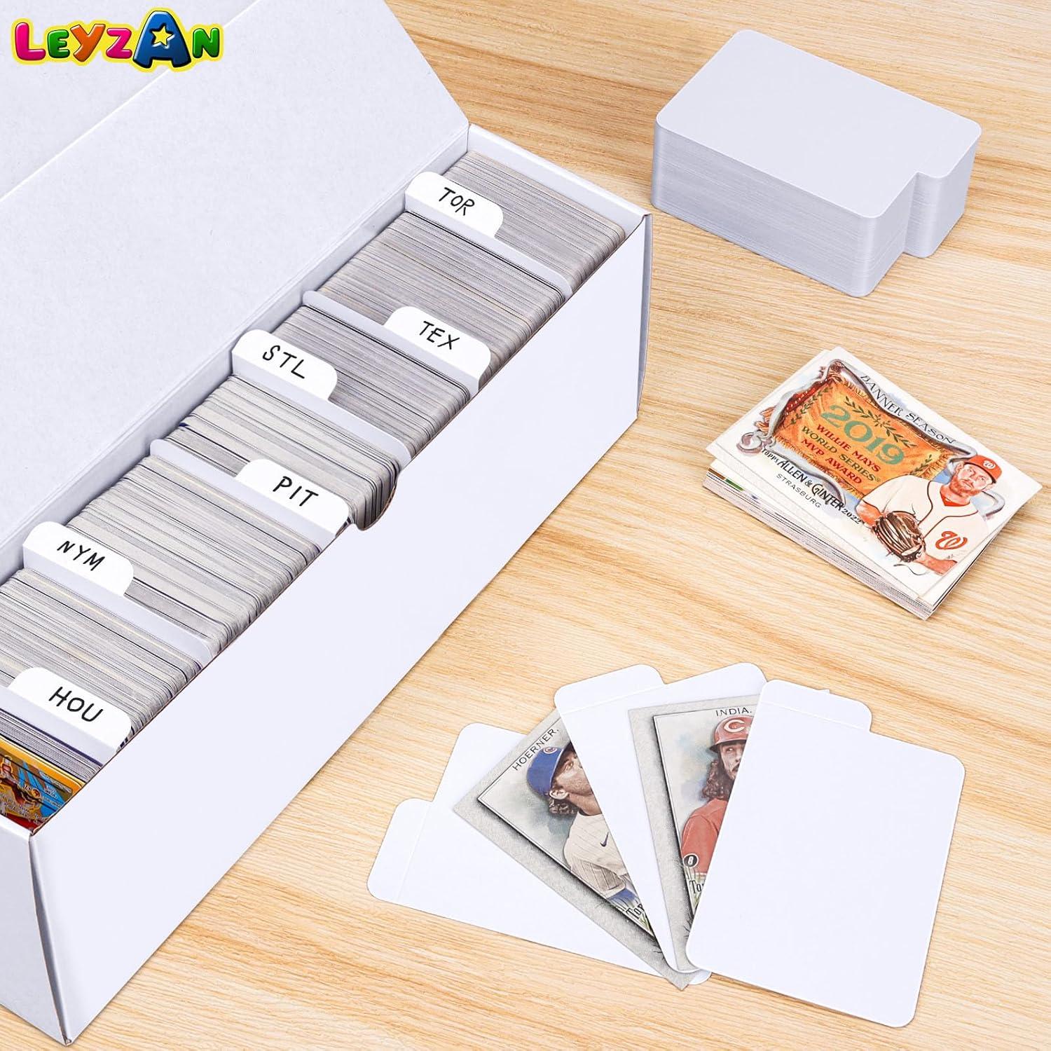 Divisores de Cartas de Comercio Leyzan 150PCS Estándar Vertical