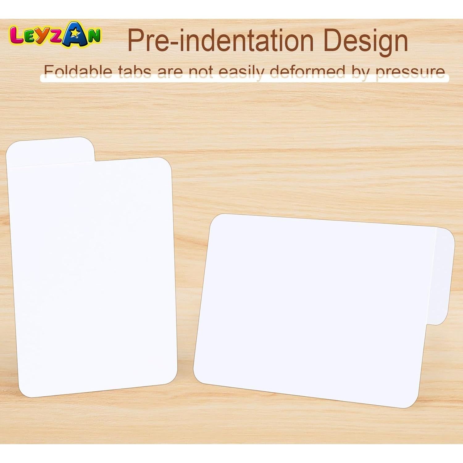 Divisores de Cartas de Comercio Leyzan 150PCS Estándar Vertical