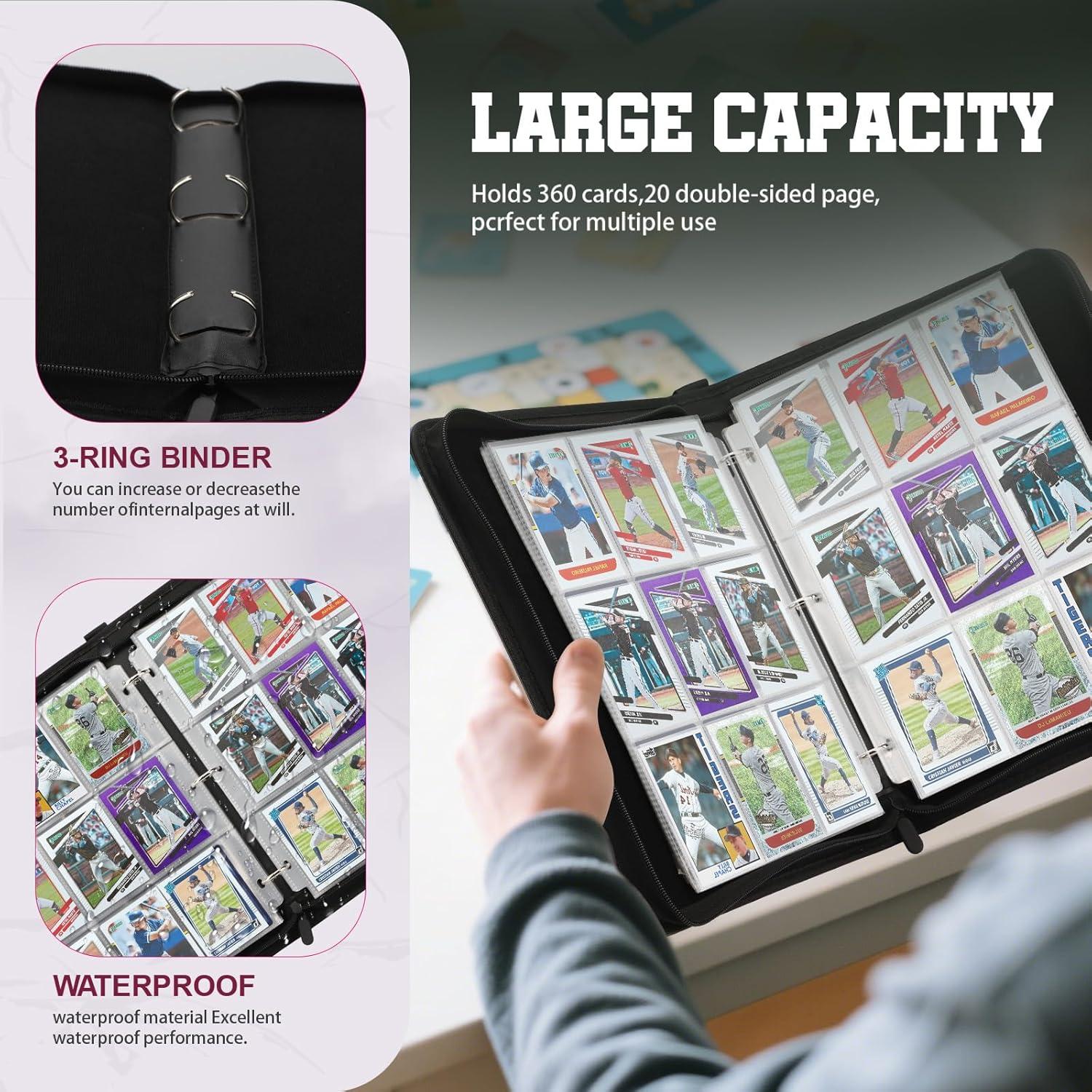 Carpeta de Cartas Coleccionables MOSLA 720 Bolsillos Doble Cara