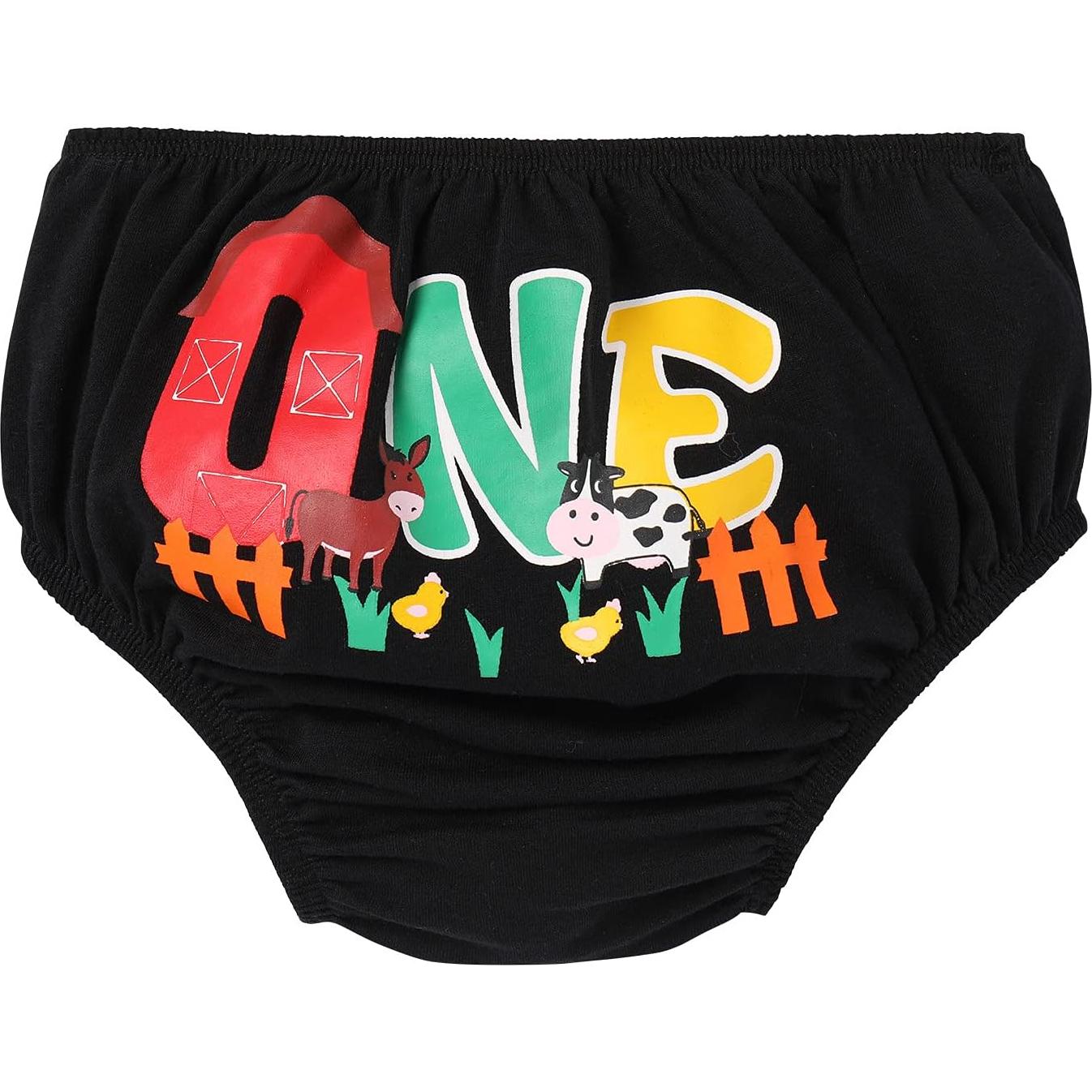 Conjunto de Cumpleaños IMEKIS 1 Año Niños Granja