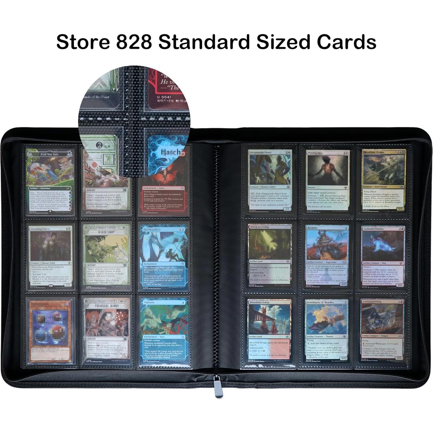 Carpeta de Tarjetas Rayvol Premium 828 Tarjetas 9 Bolsillos