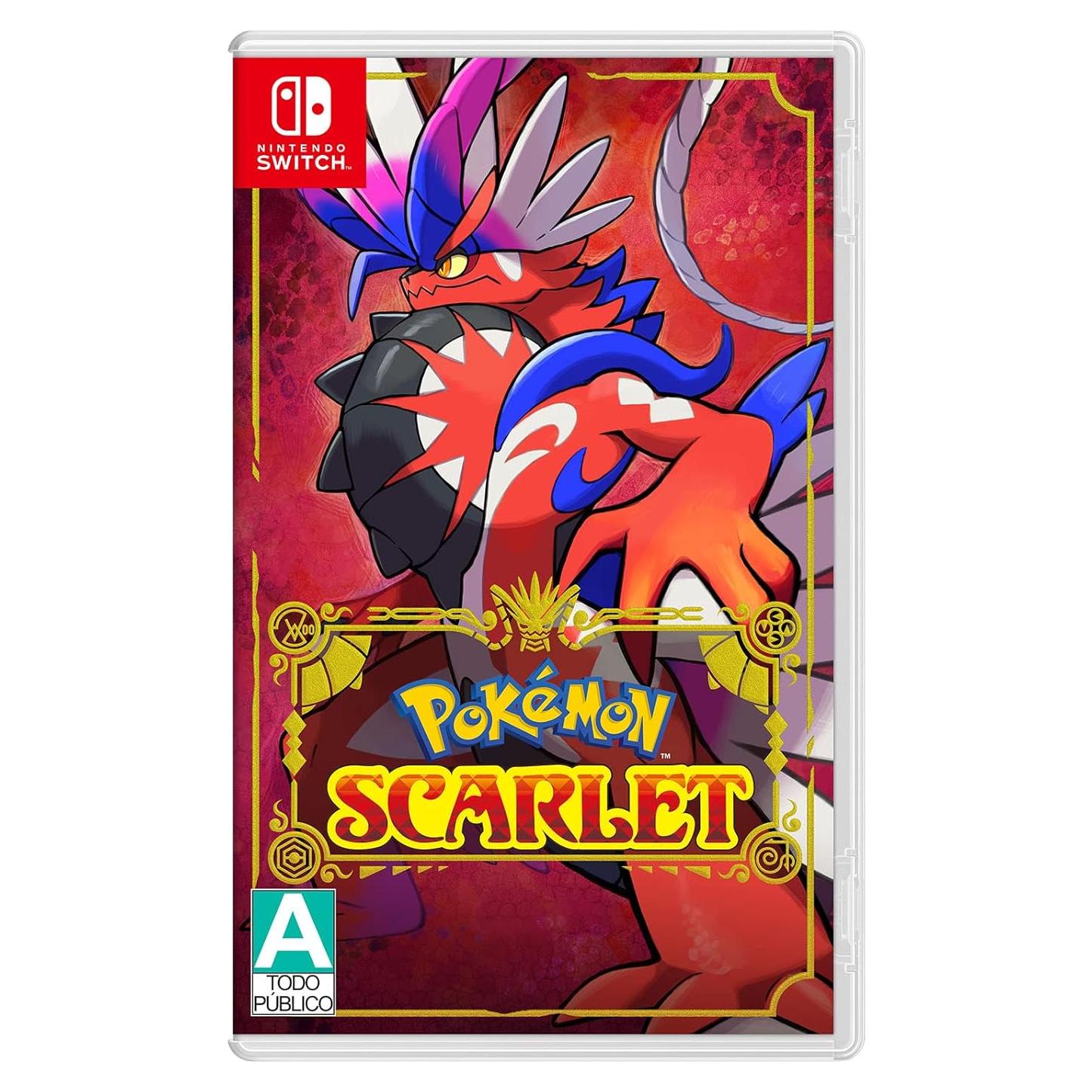 Pokémon Escarlata - Videojuego Nintendo Switch - Edición Estándar