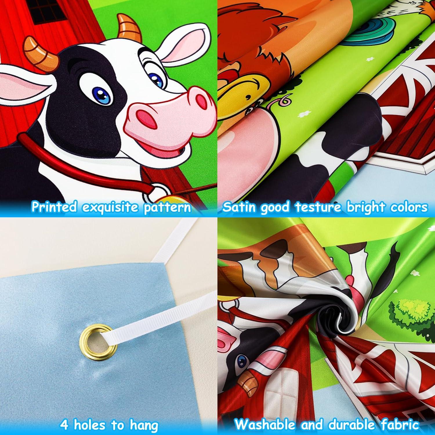 Juego de Lanzamiento de Sacos de Frijoles Unibday - Fiesta de Granja