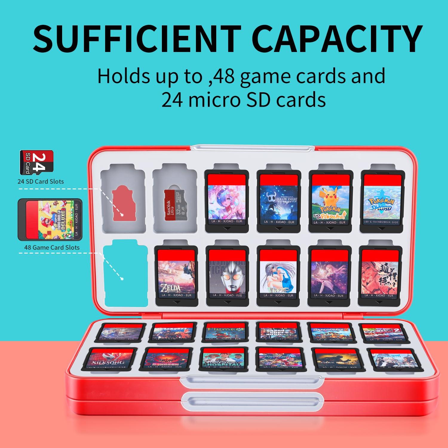 Estuche Organizador para Juegos Switch MOSAHOLL - 48 Cartuchos