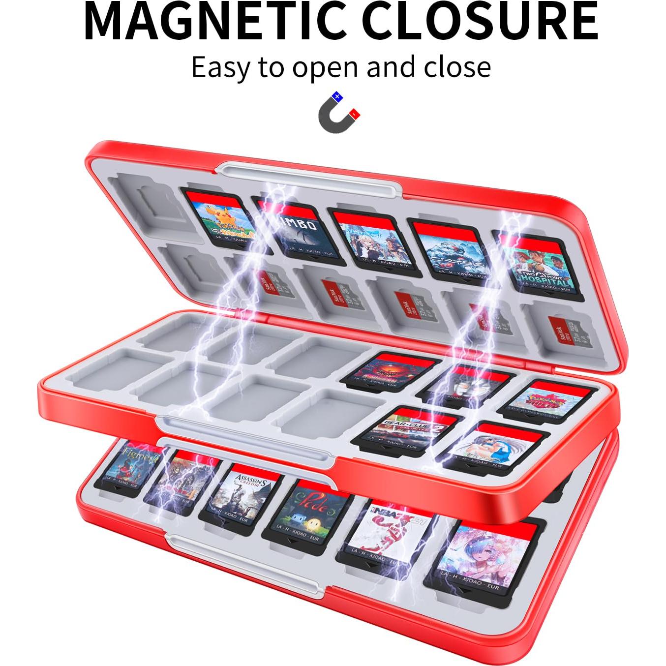 Estuche Organizador para Juegos Switch MOSAHOLL - 48 Cartuchos