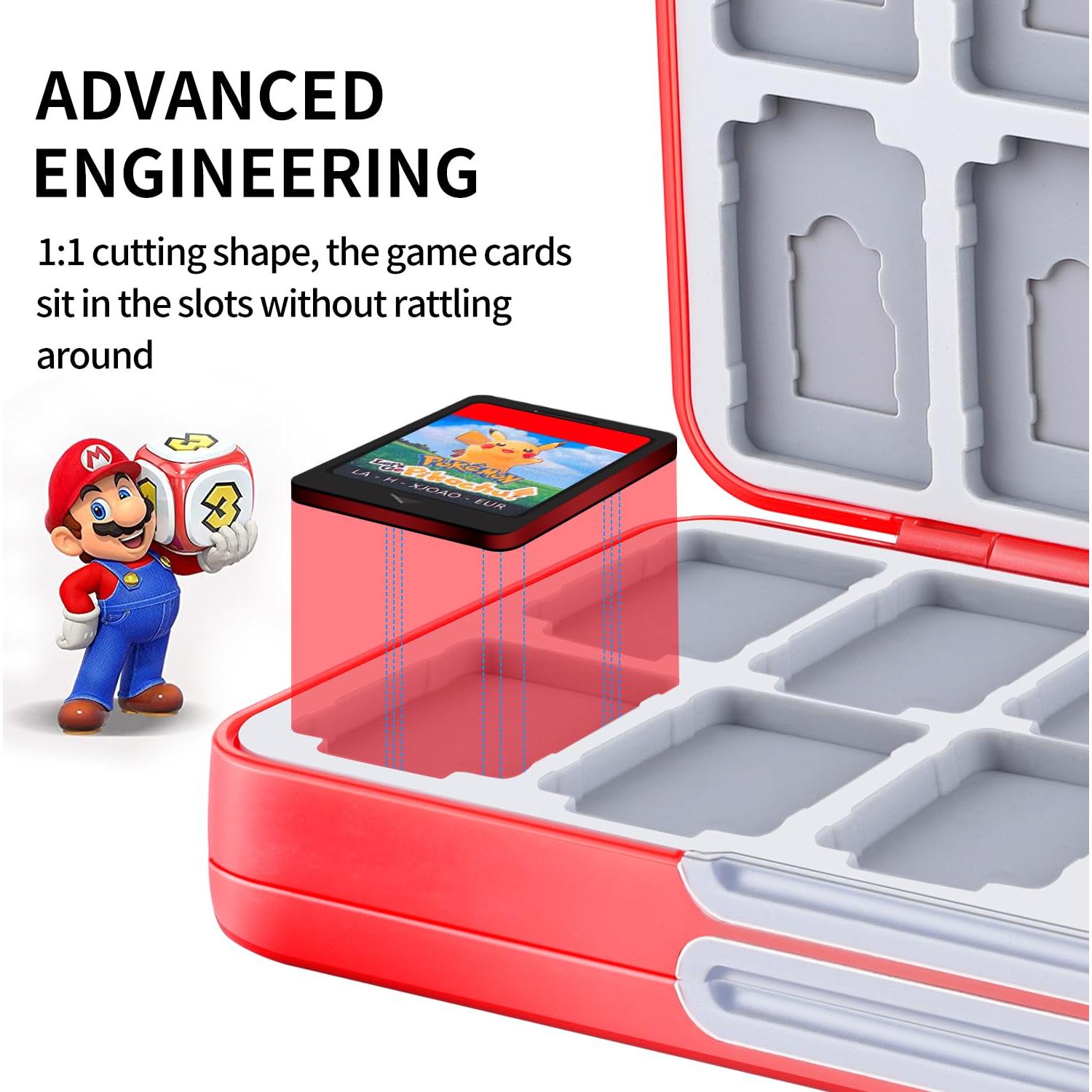 Estuche Organizador para Juegos Switch MOSAHOLL - 48 Cartuchos