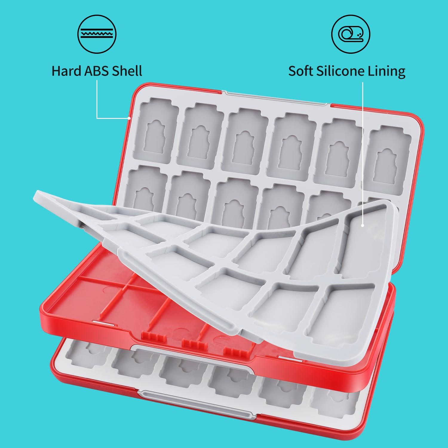 Estuche Organizador para Juegos Switch MOSAHOLL - 48 Cartuchos