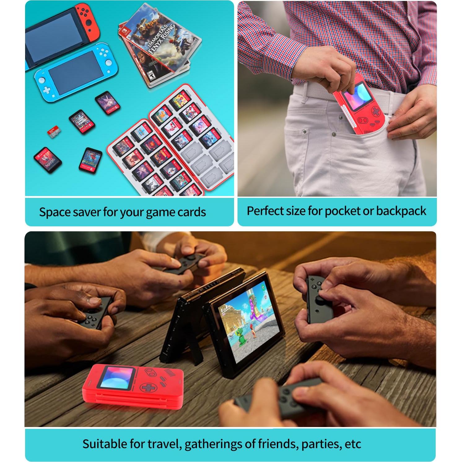 Estuche Organizador para Juegos Switch MOSAHOLL - 48 Cartuchos