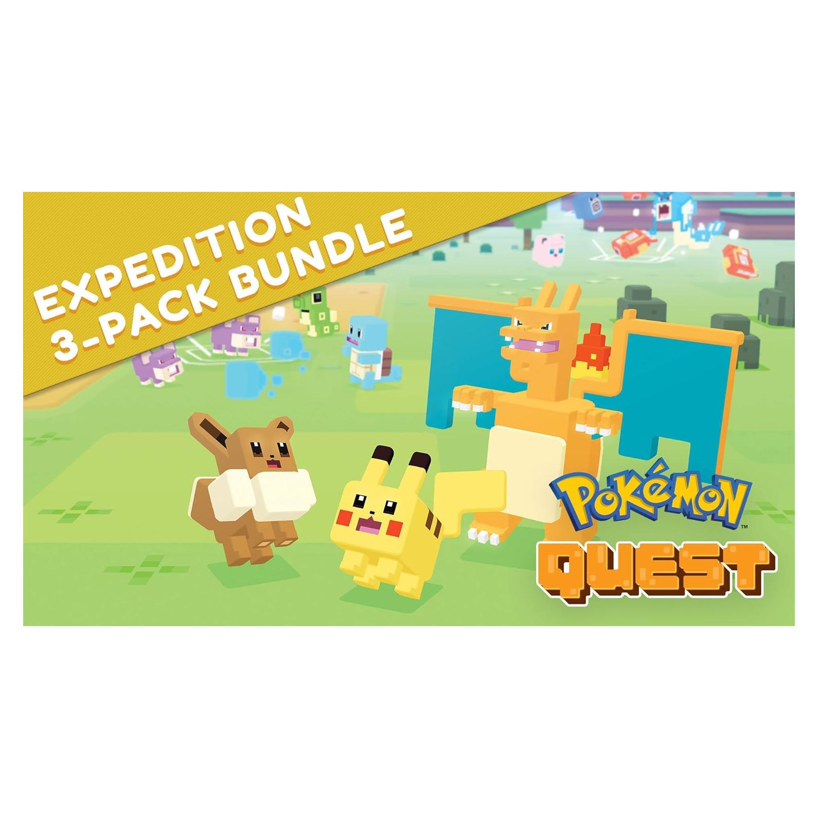 Paquete de Expedición 3-Pack Pokémon Quest Nintendo Switch