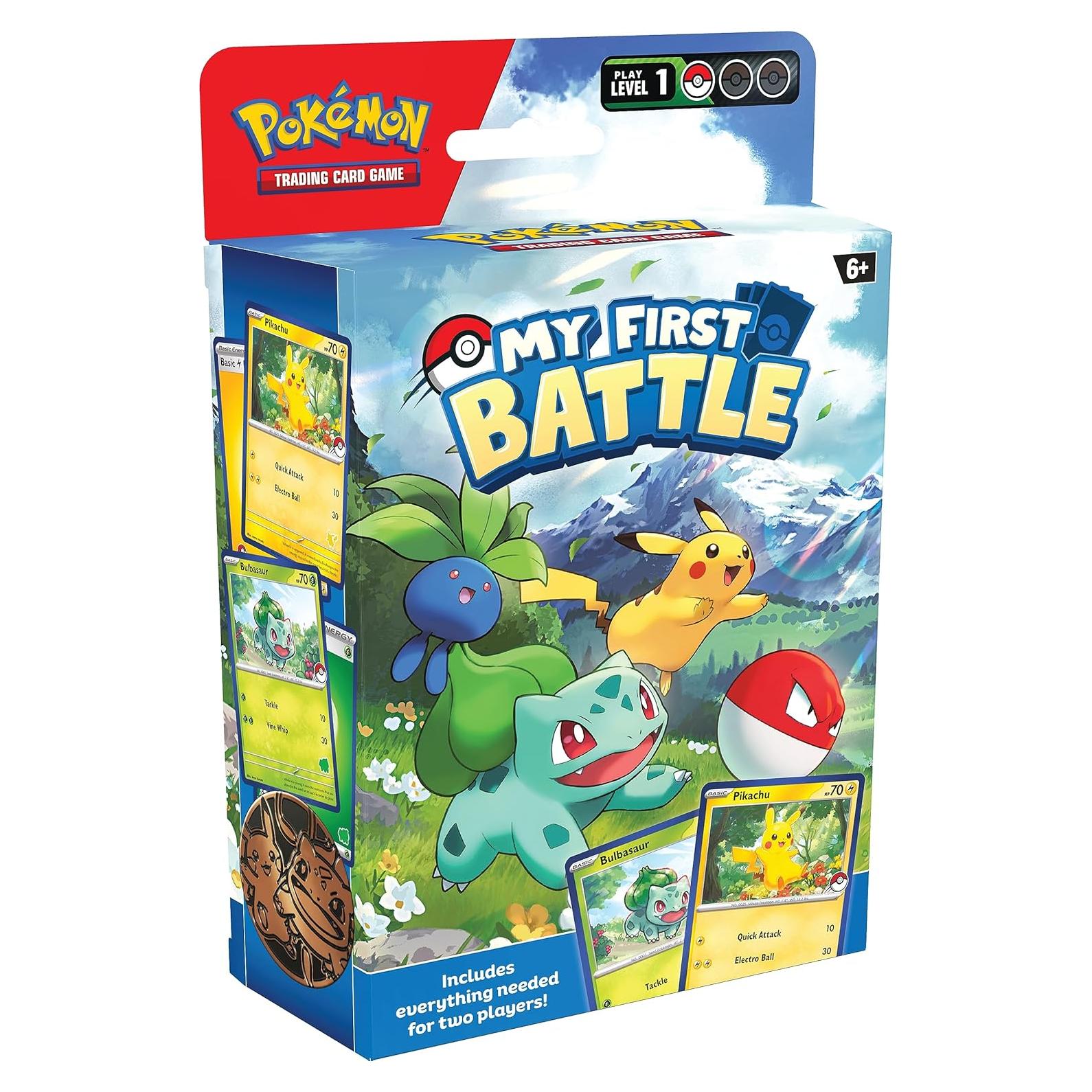 Pokémon TCG Mi Primera Batalla Pikachu y Bulbasaur - 2 Mazos