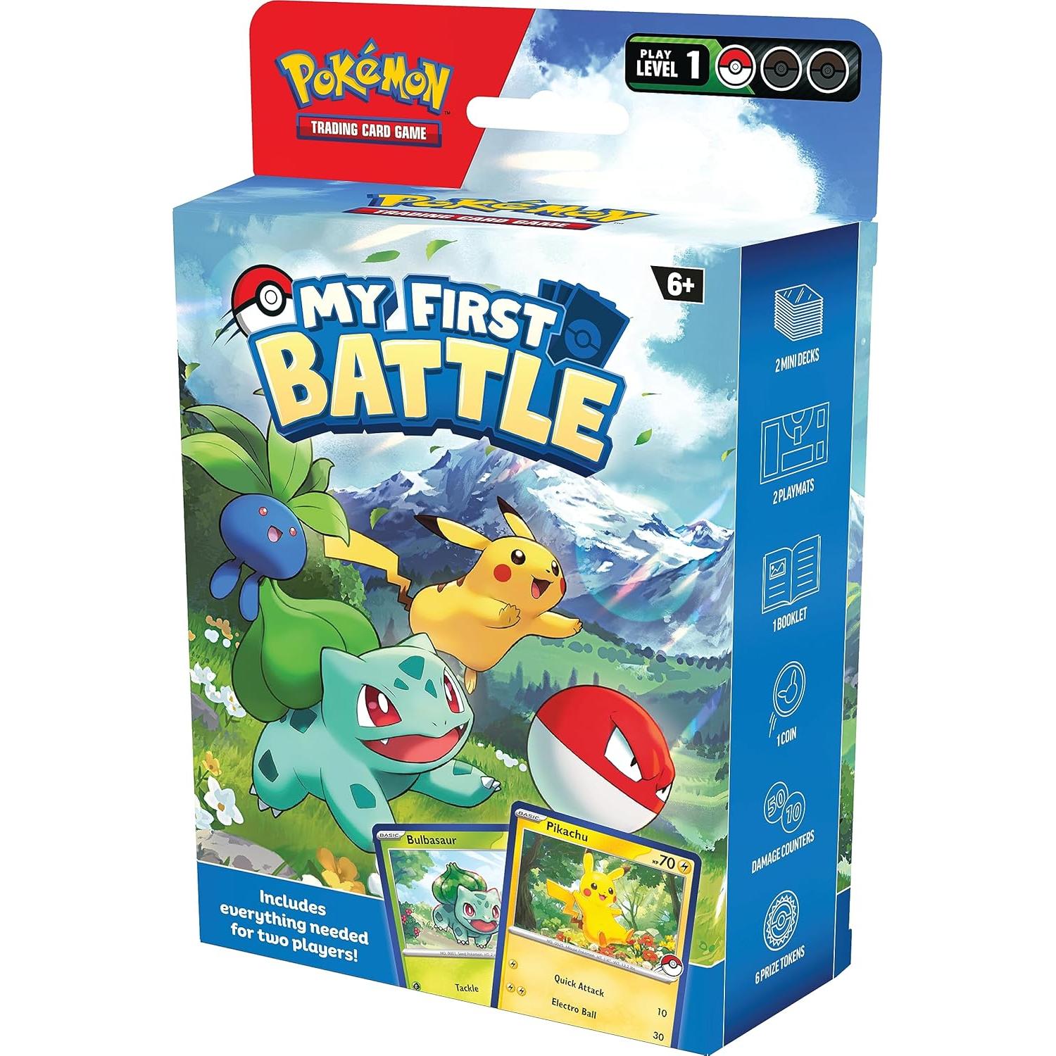 Pokémon TCG Mi Primera Batalla Pikachu y Bulbasaur - 2 Mazos