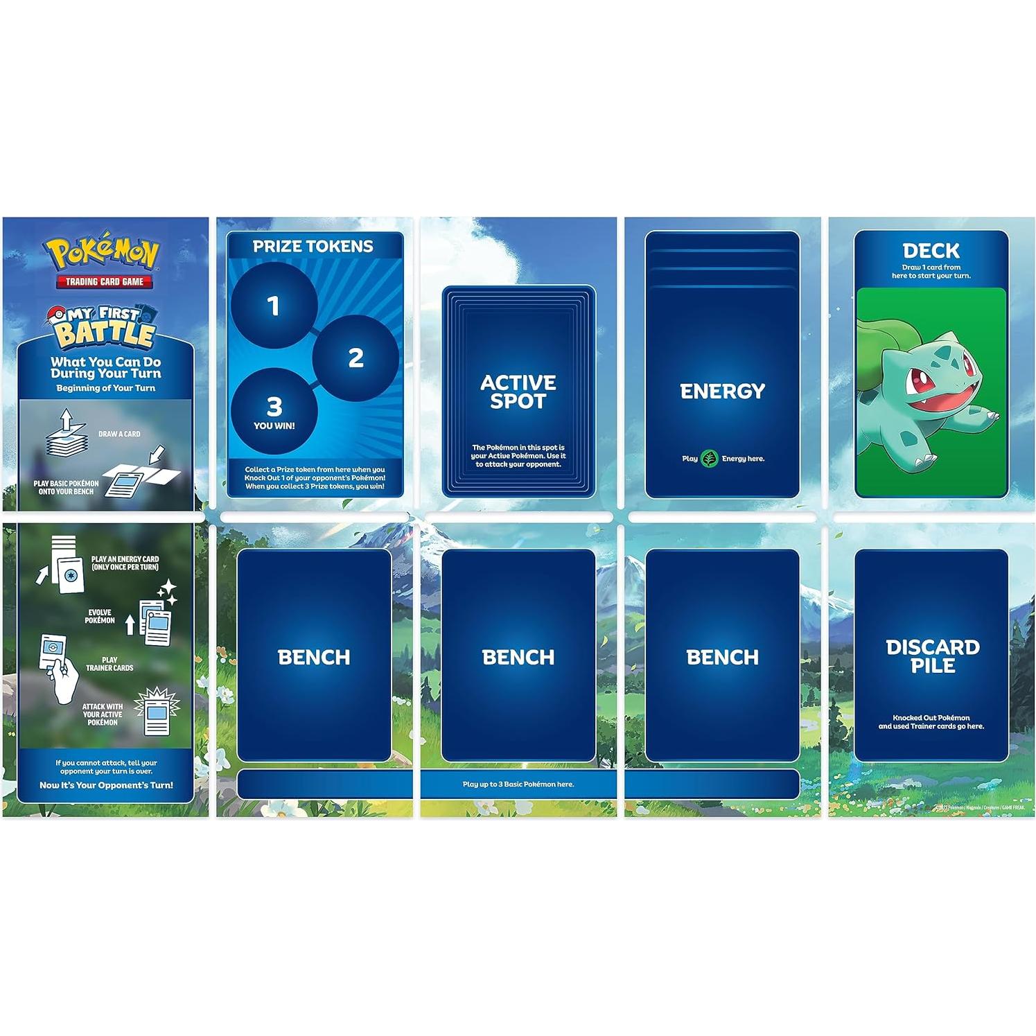 Pokémon TCG Mi Primera Batalla Pikachu y Bulbasaur - 2 Mazos