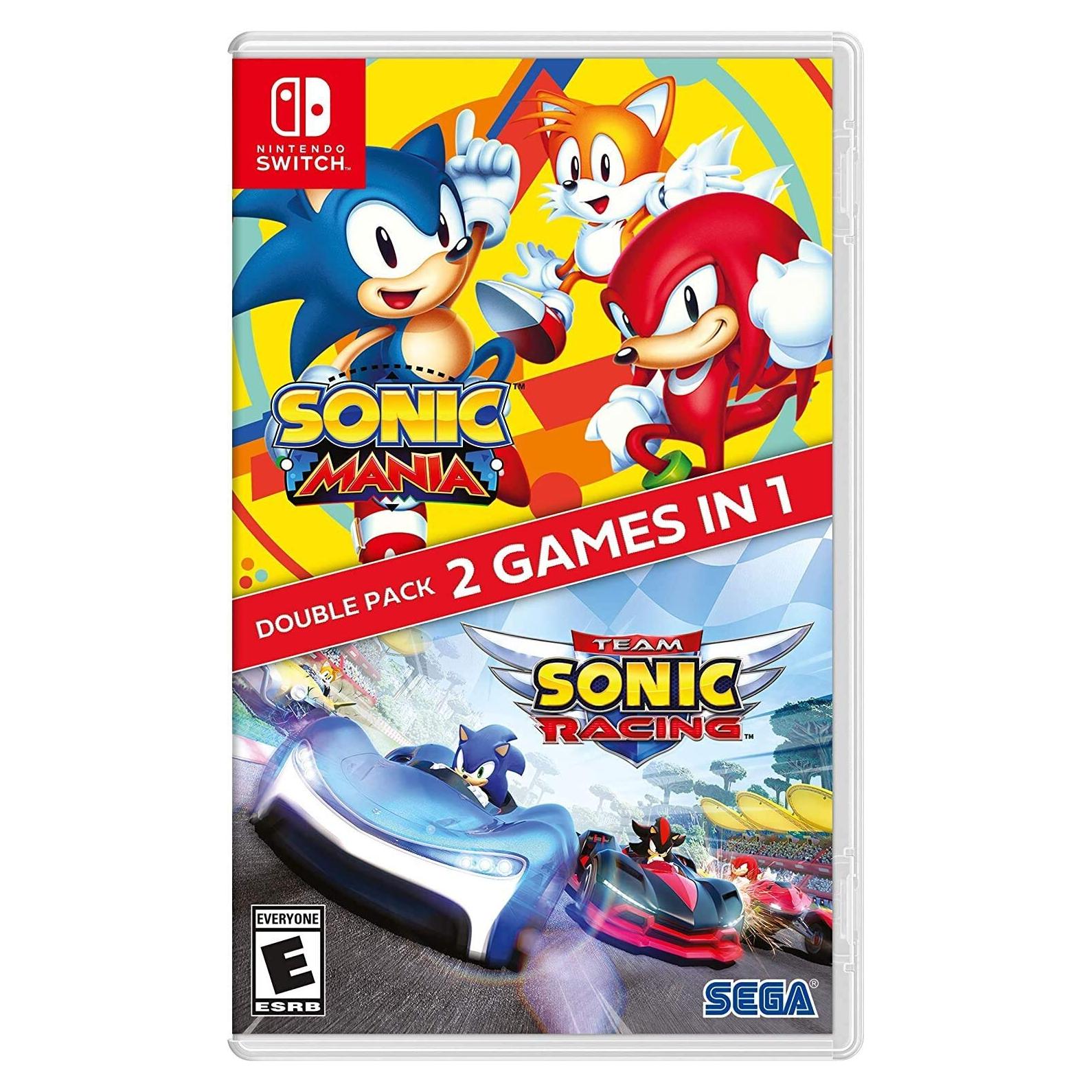 Paquete Doble Sonic Mania + Team Sonic Racing - Nintendo Switch