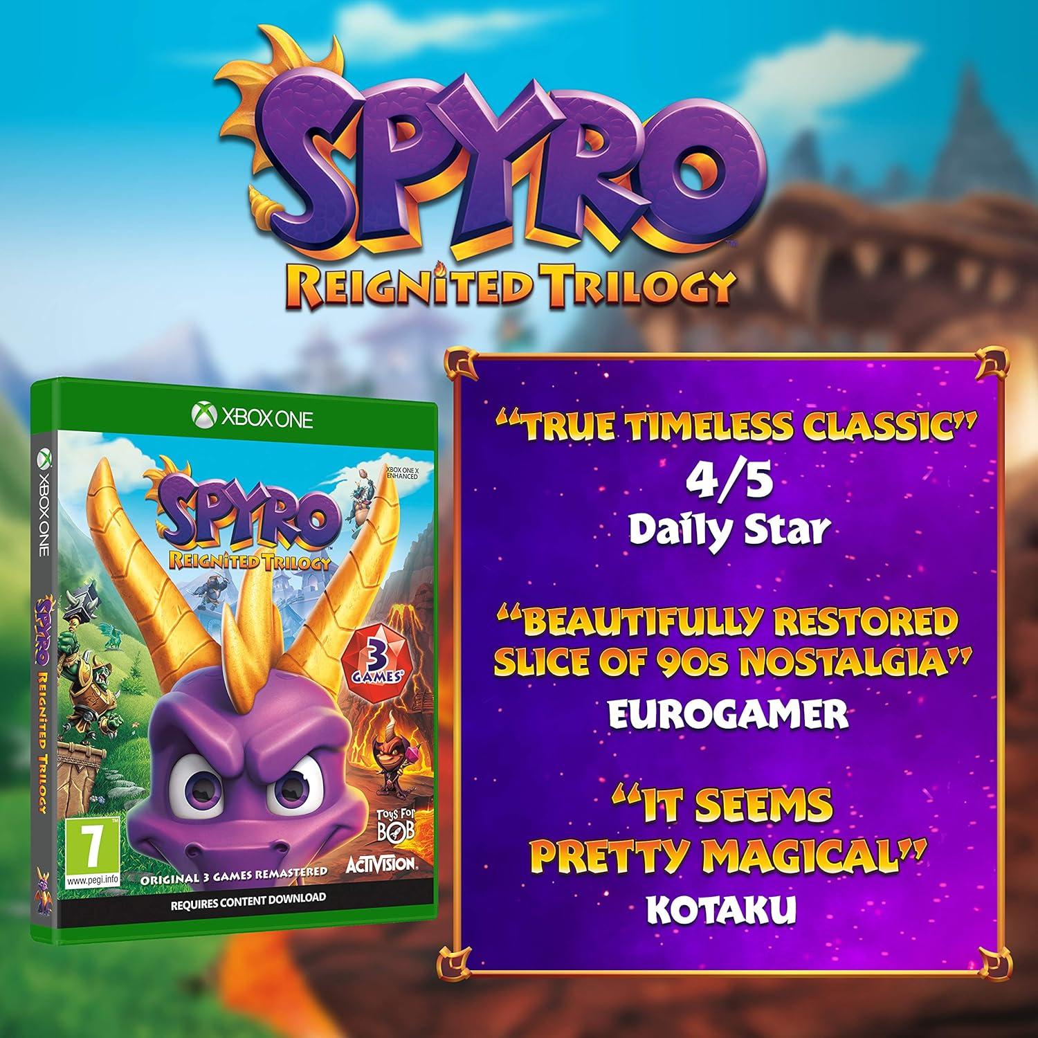 Spyro Trilogy Reignited Xbox One - 3 Juegos Remasterizados HD
