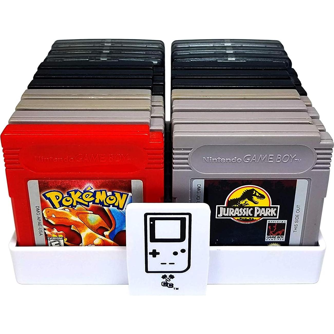 Bandeja de Juegos Retro Collector Craft Blanca - Almacena 20 Cartuchos