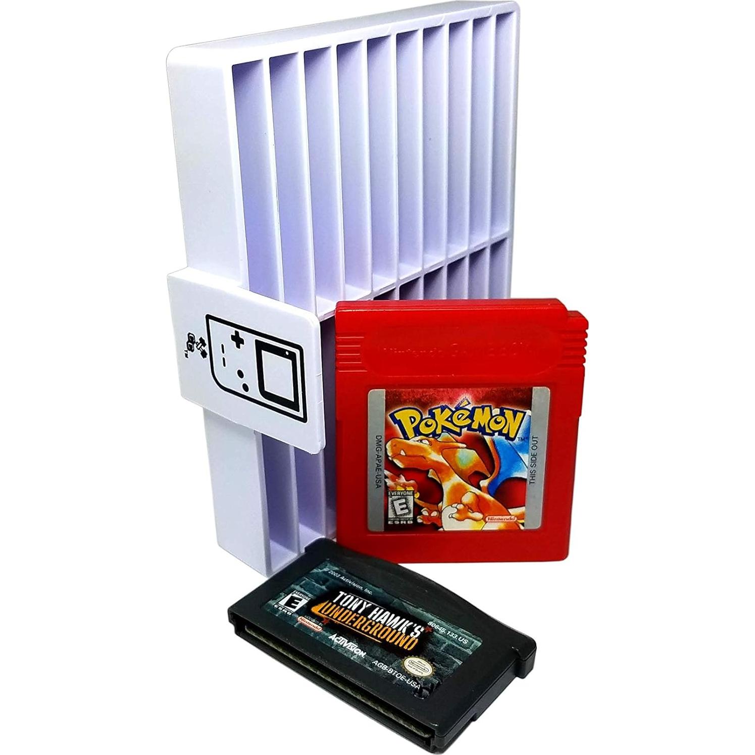 Bandeja de Juegos Retro Collector Craft Blanca - Almacena 20 Cartuchos