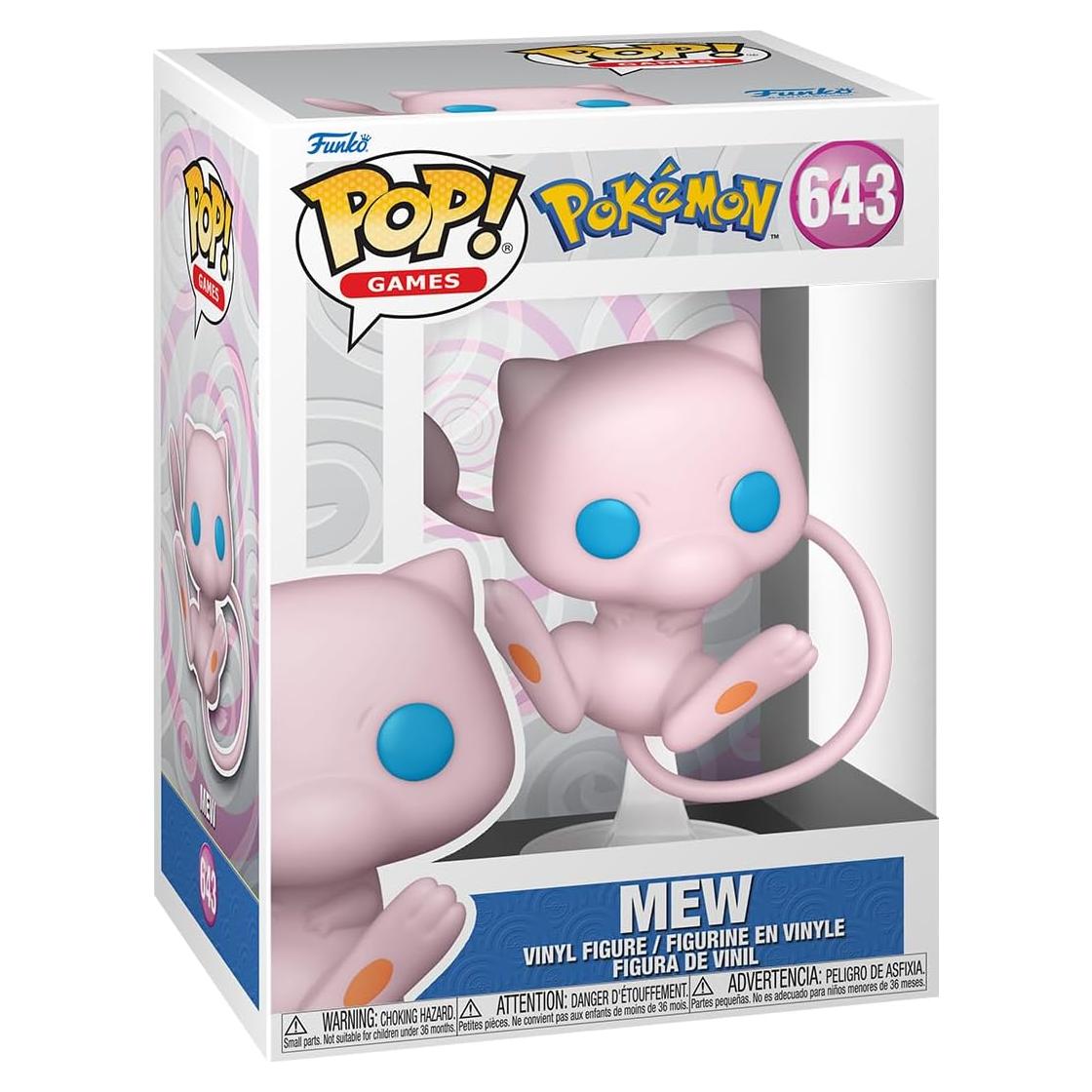 Funko Pop! Pokemon Mew Figura de Vinilo 10 cm Coleccionable